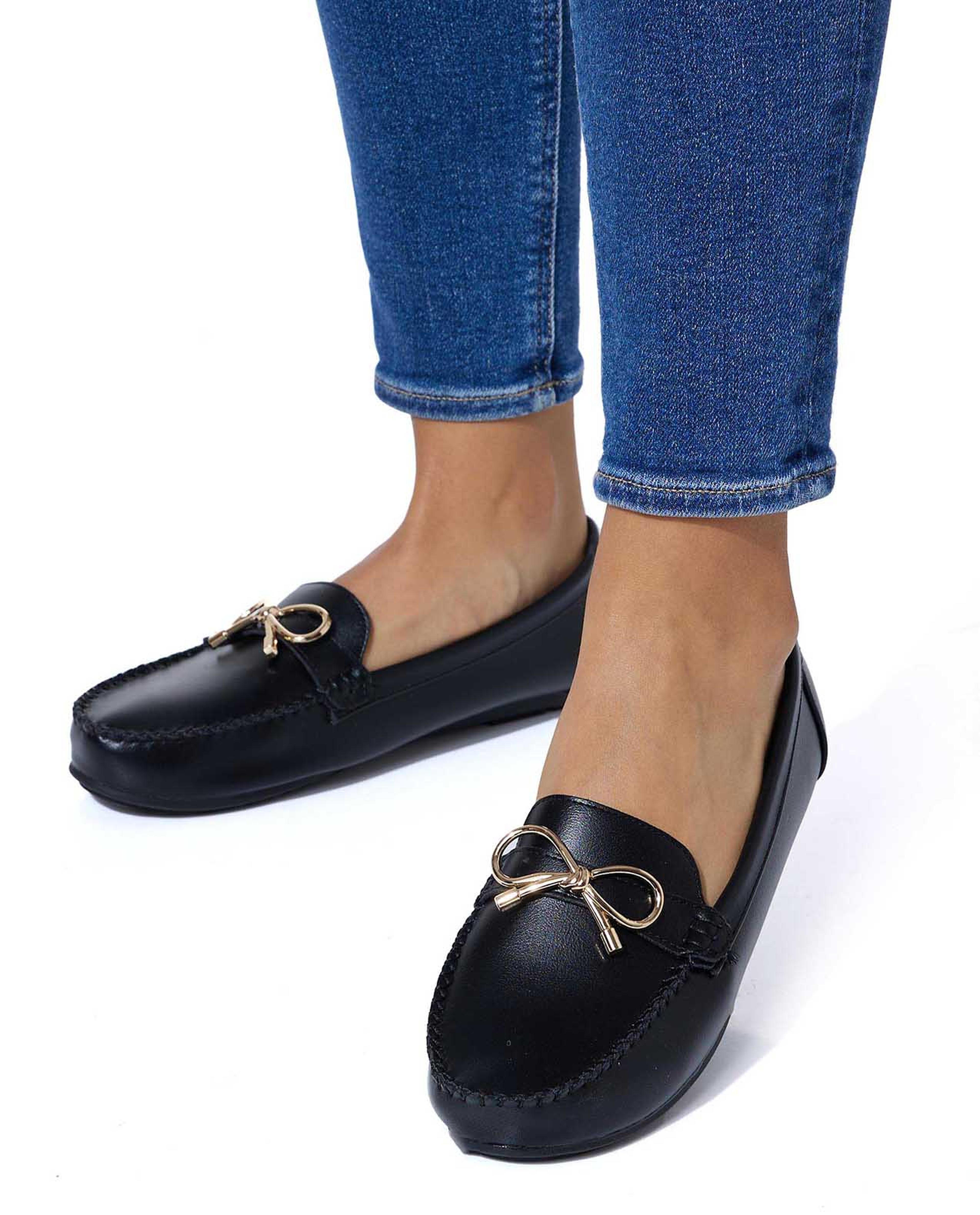 Bow Detail Loafers