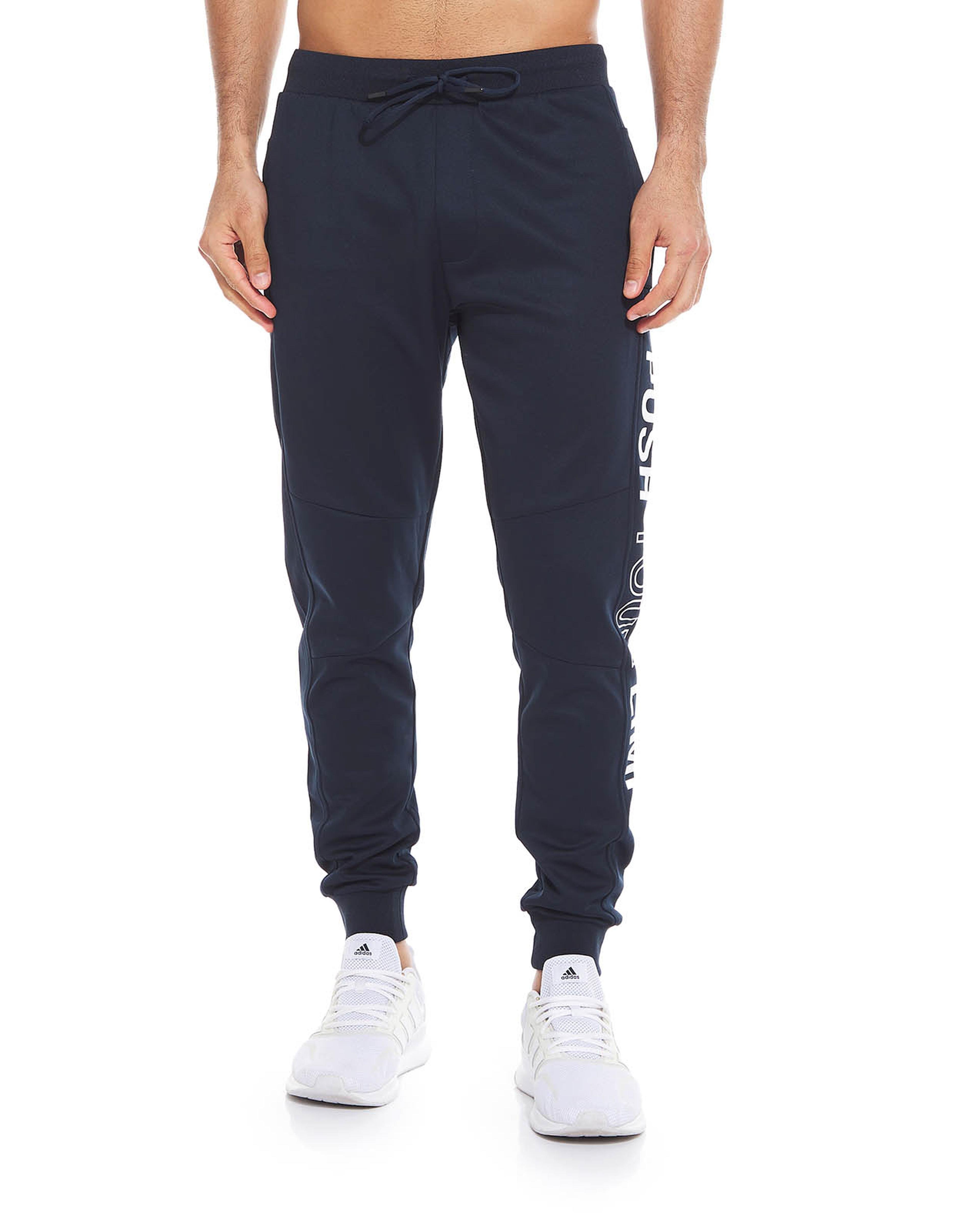 Printed Joggers with Drawstring Waist