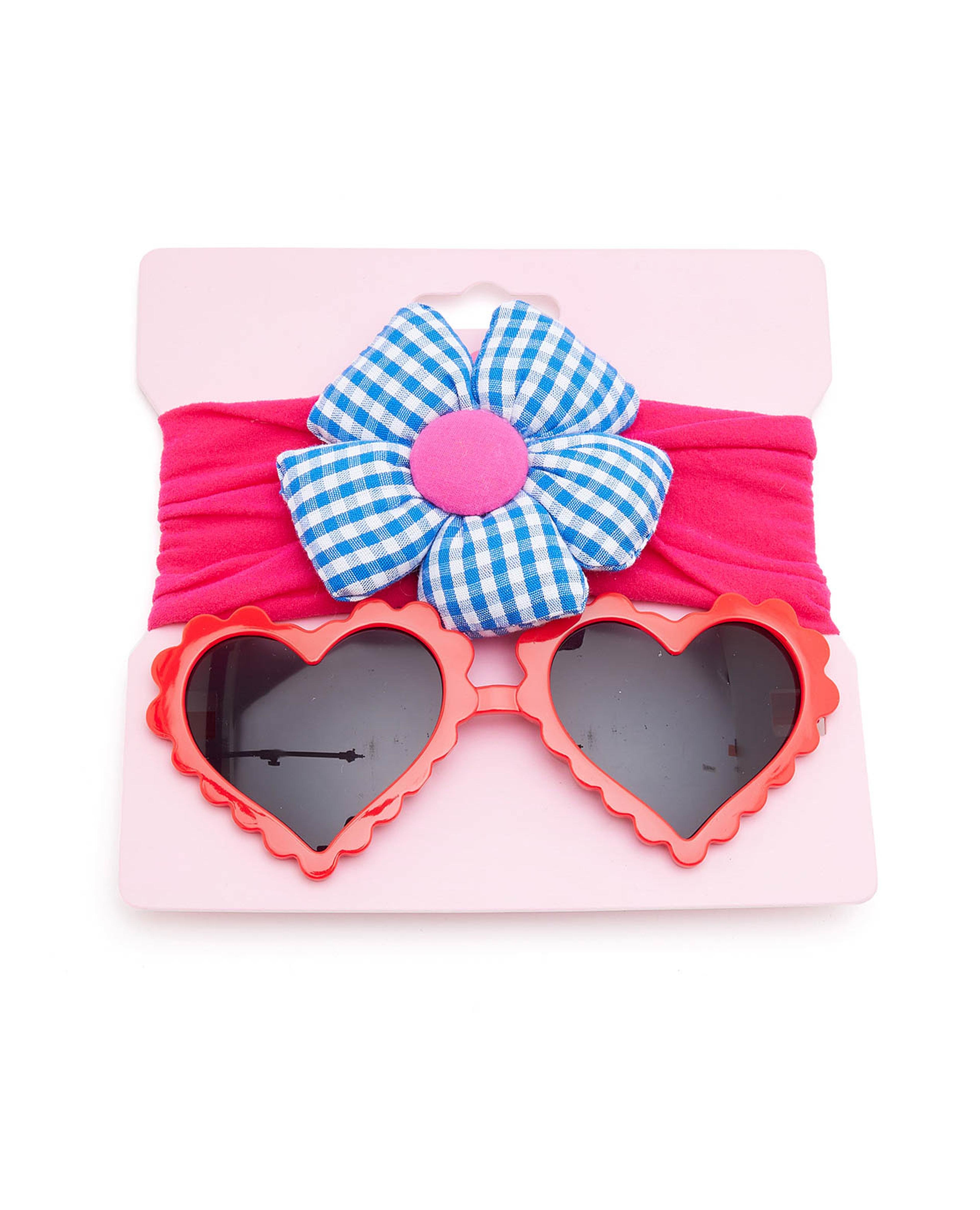 2 Piece Sunglasses and Headband Set