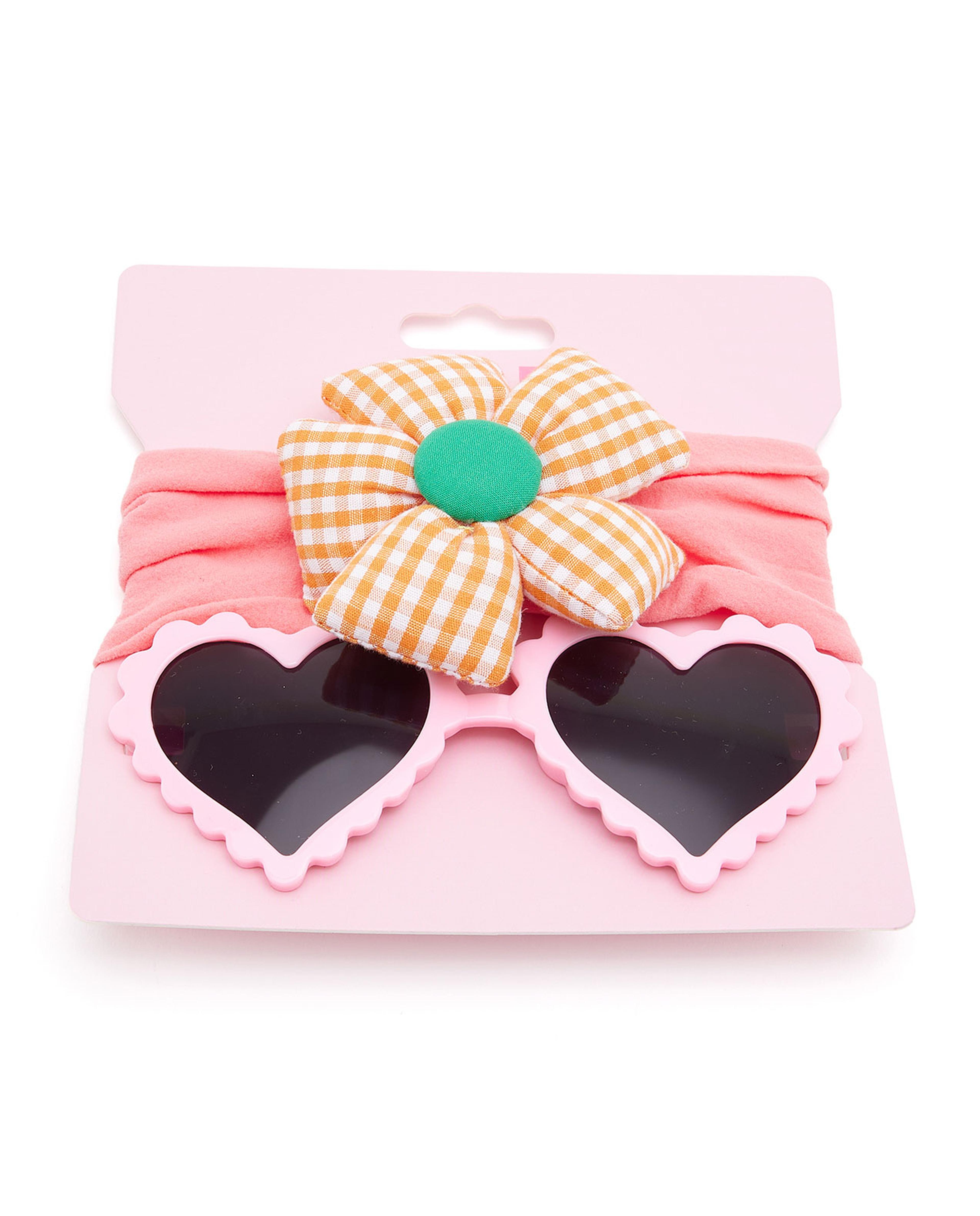 2 Piece Sunglasses and Headband Set