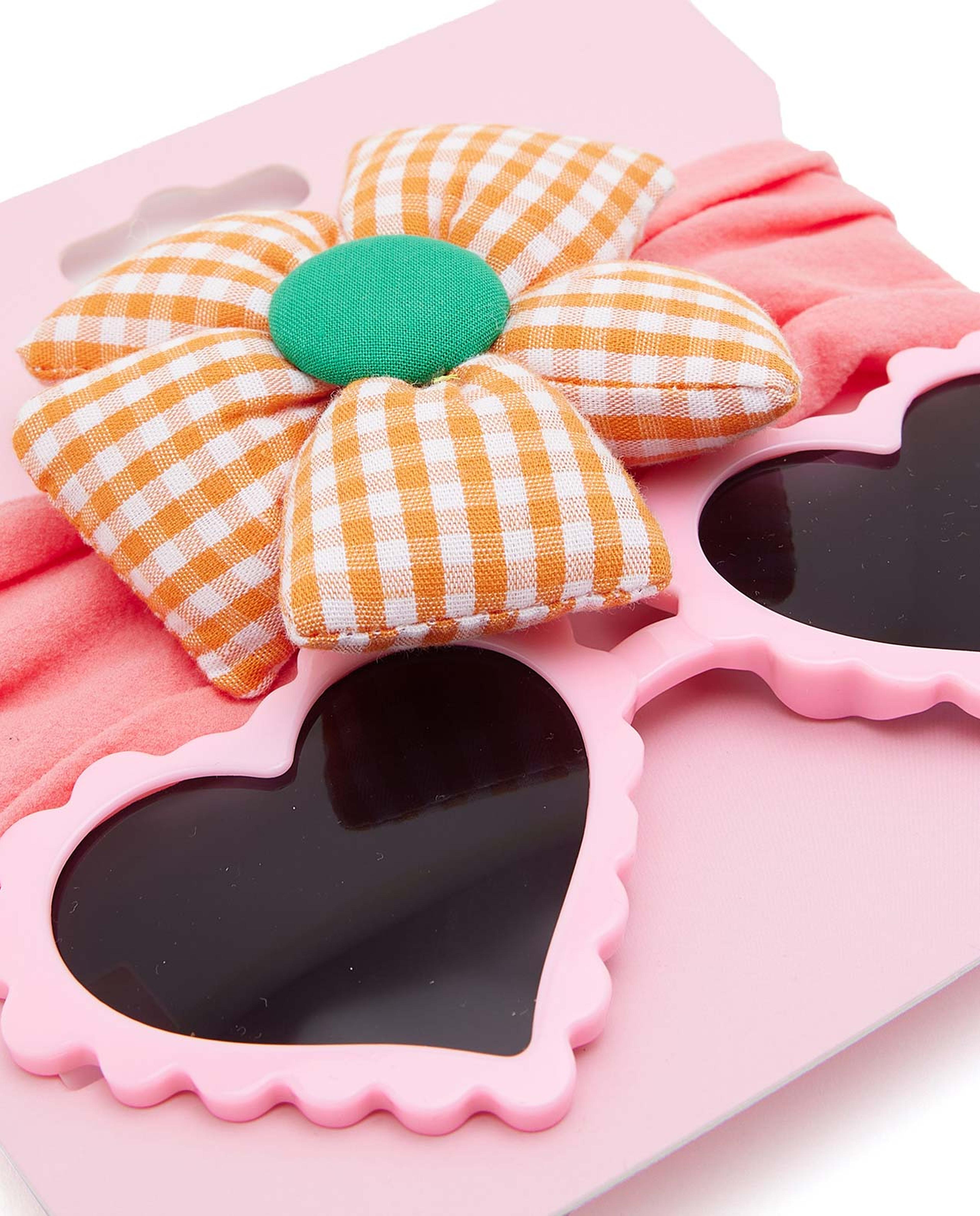 2 Piece Sunglasses and Headband Set