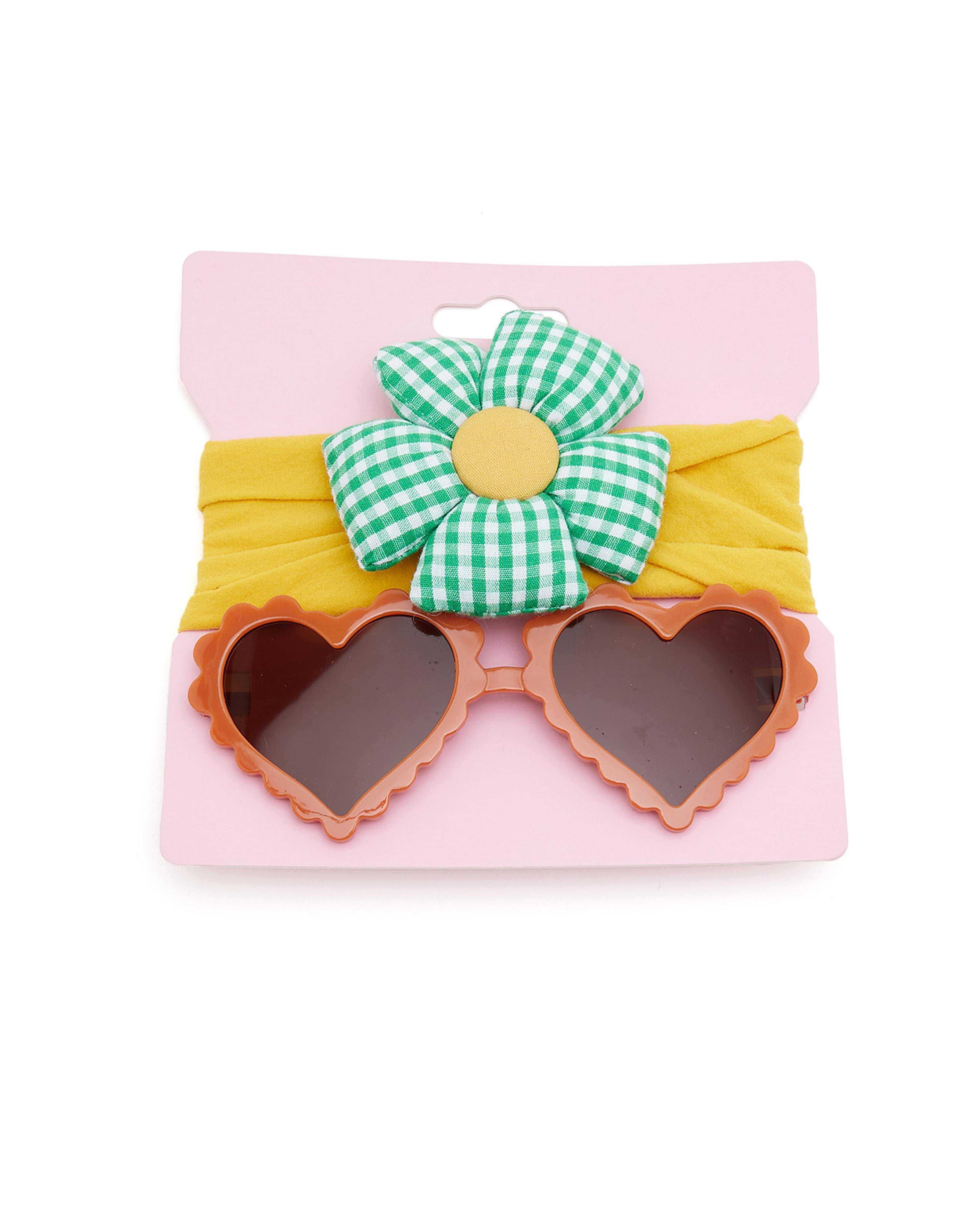 2 Piece Sunglasses and Headband Set