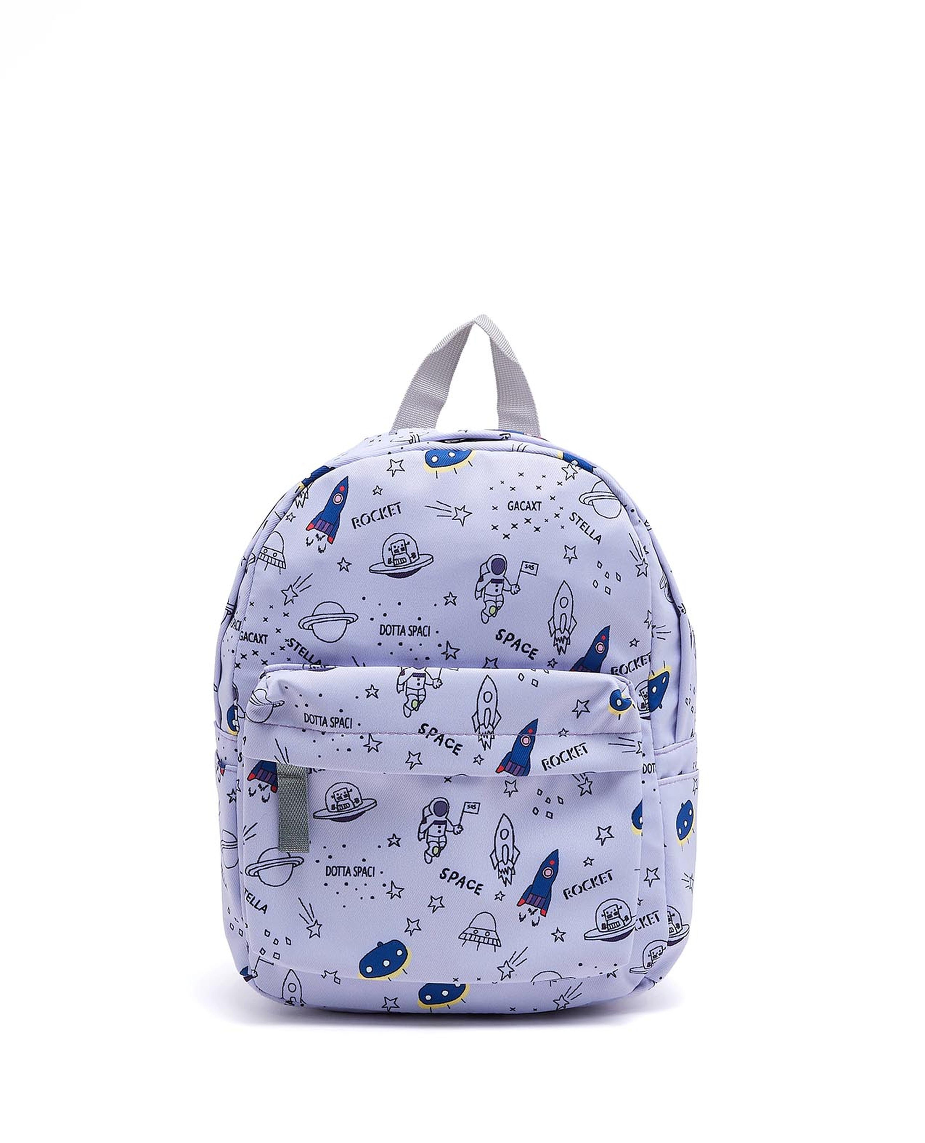 Space Print School Backpack