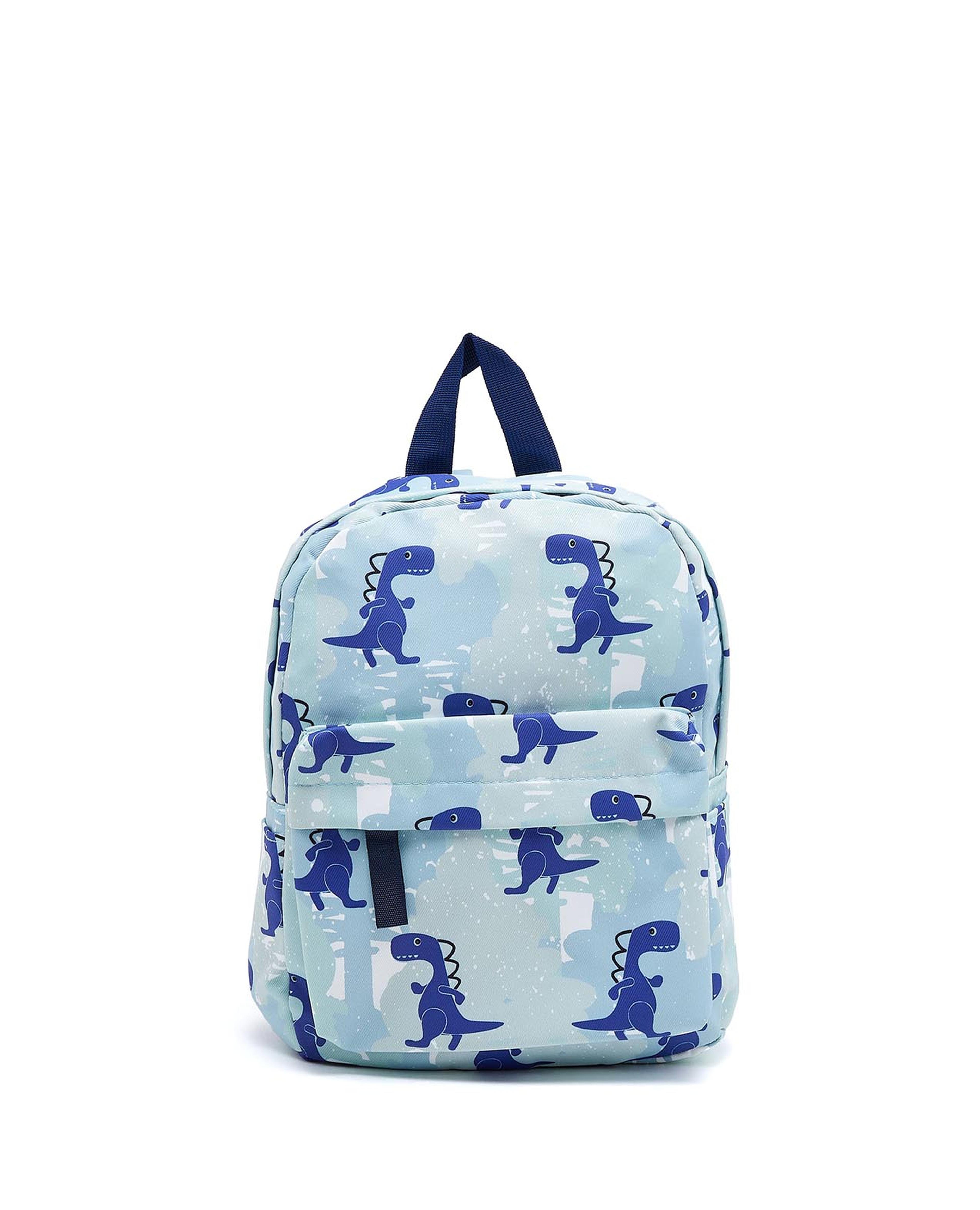 Dino Print School Backpack