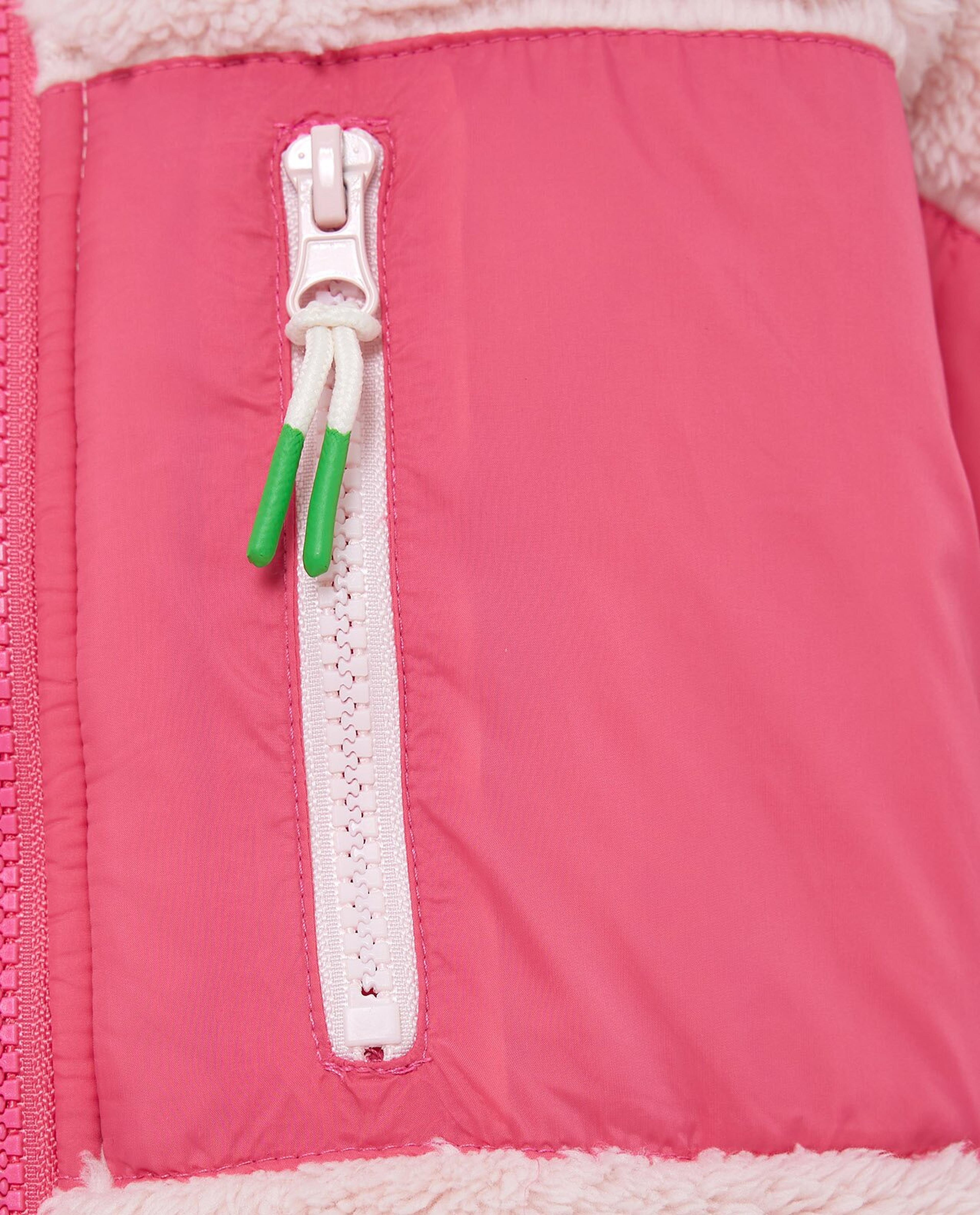 Sherpa Jacket with Zipper Closure