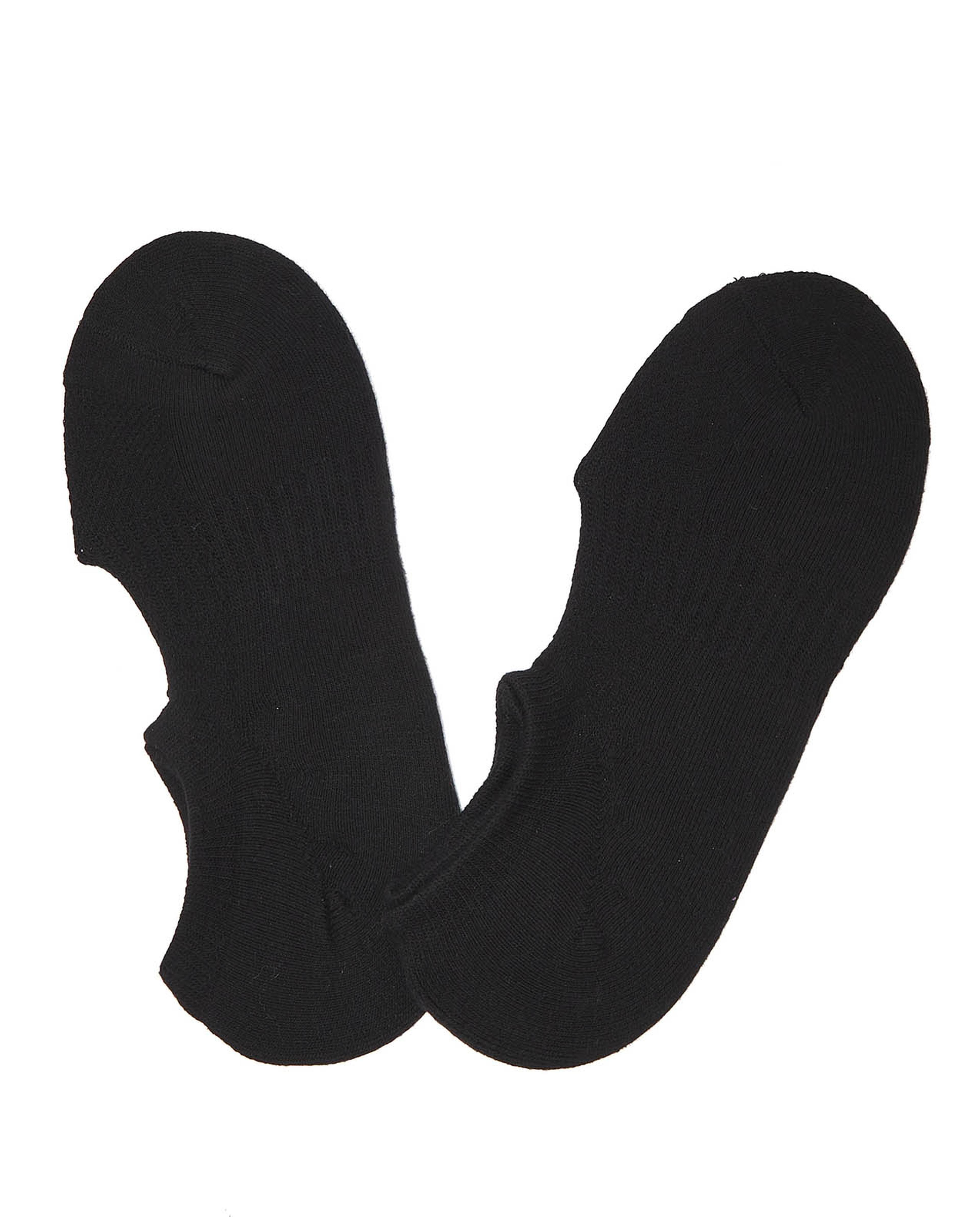 Pack of 3 Solid No Show Socks