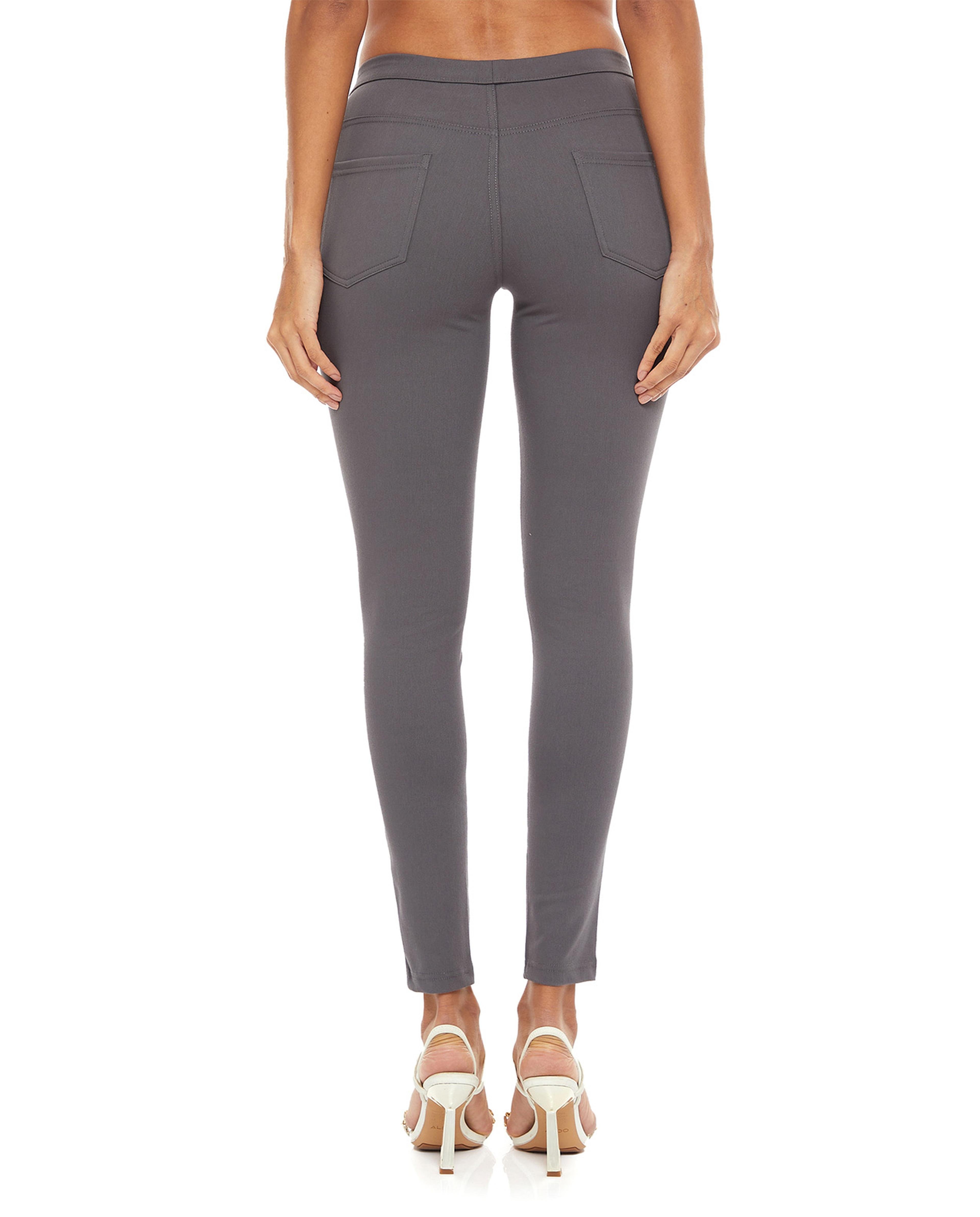 Solid Jeggings with Elastic waist