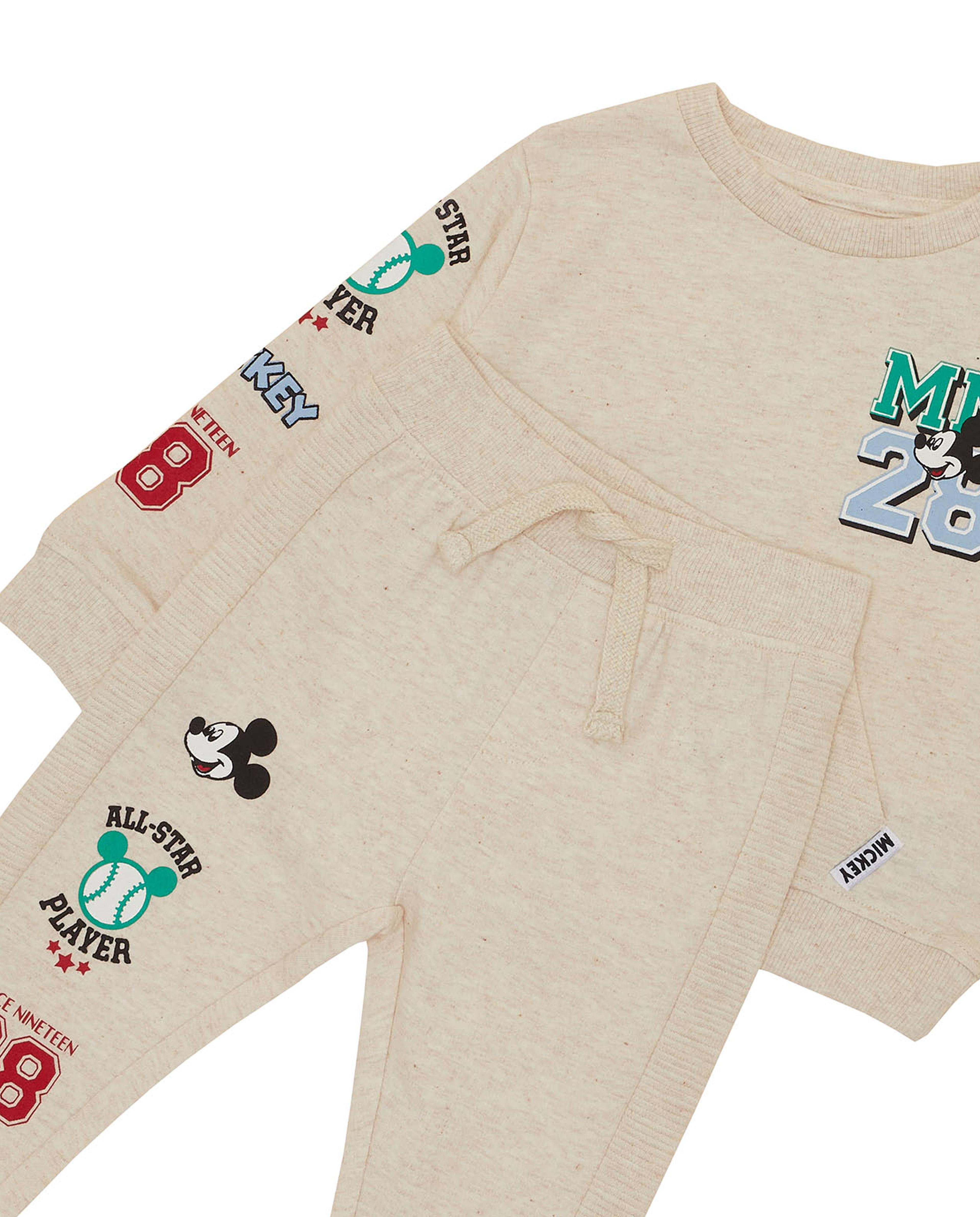 Mickey Mouse Printed Sweatsuit Set