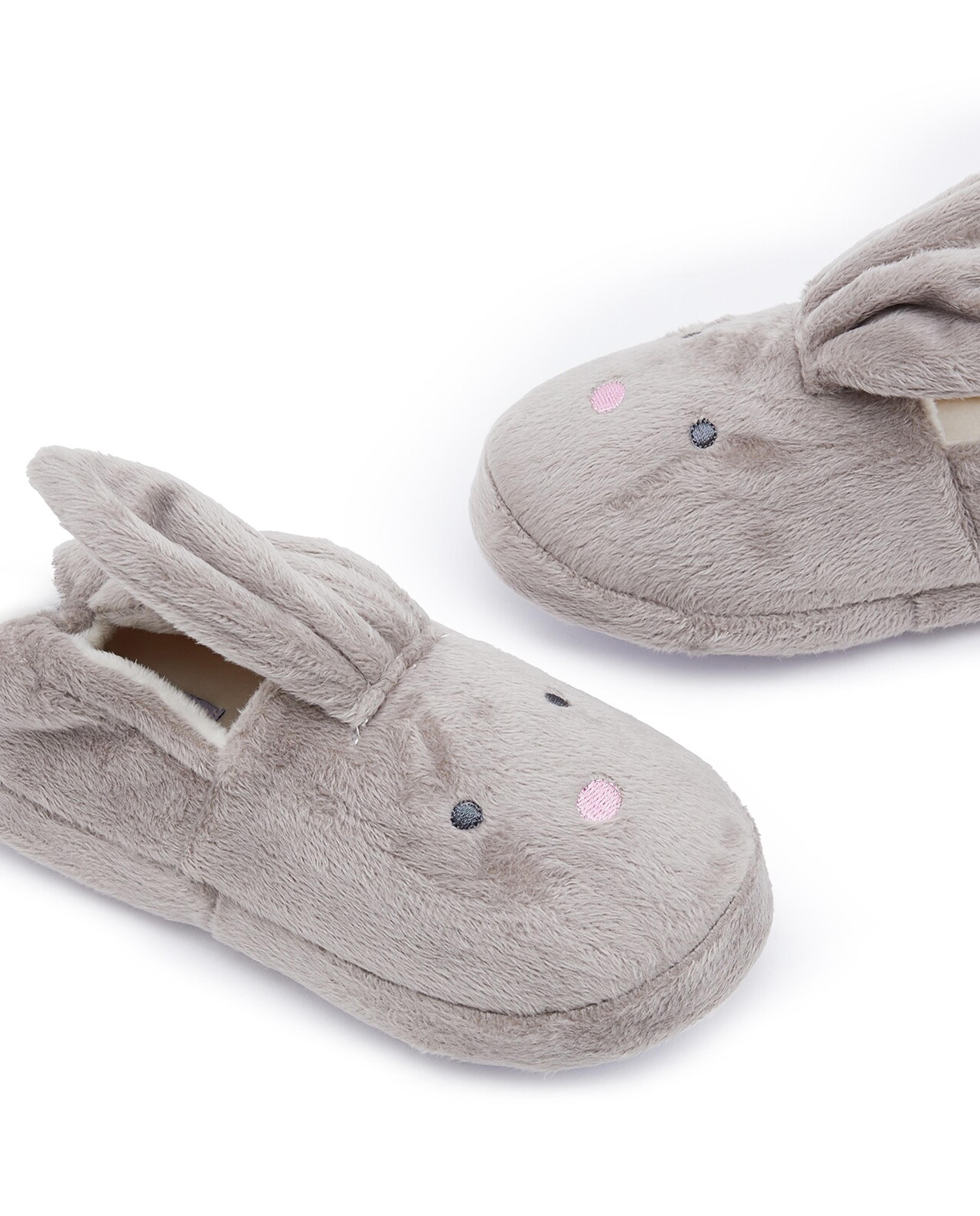 Bunny Applique Bedroom Slippers