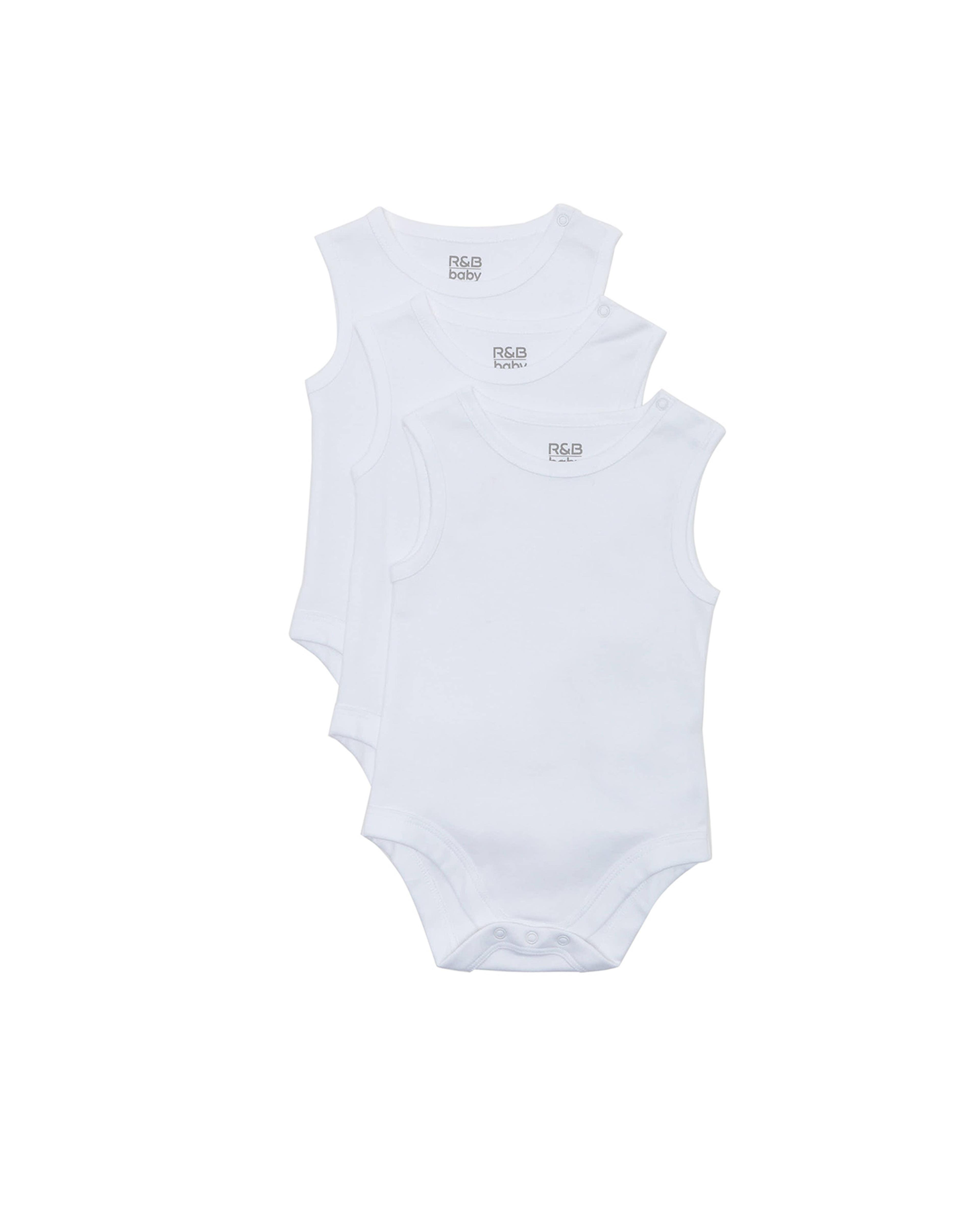 Pack of 3 Solid Bodysuit