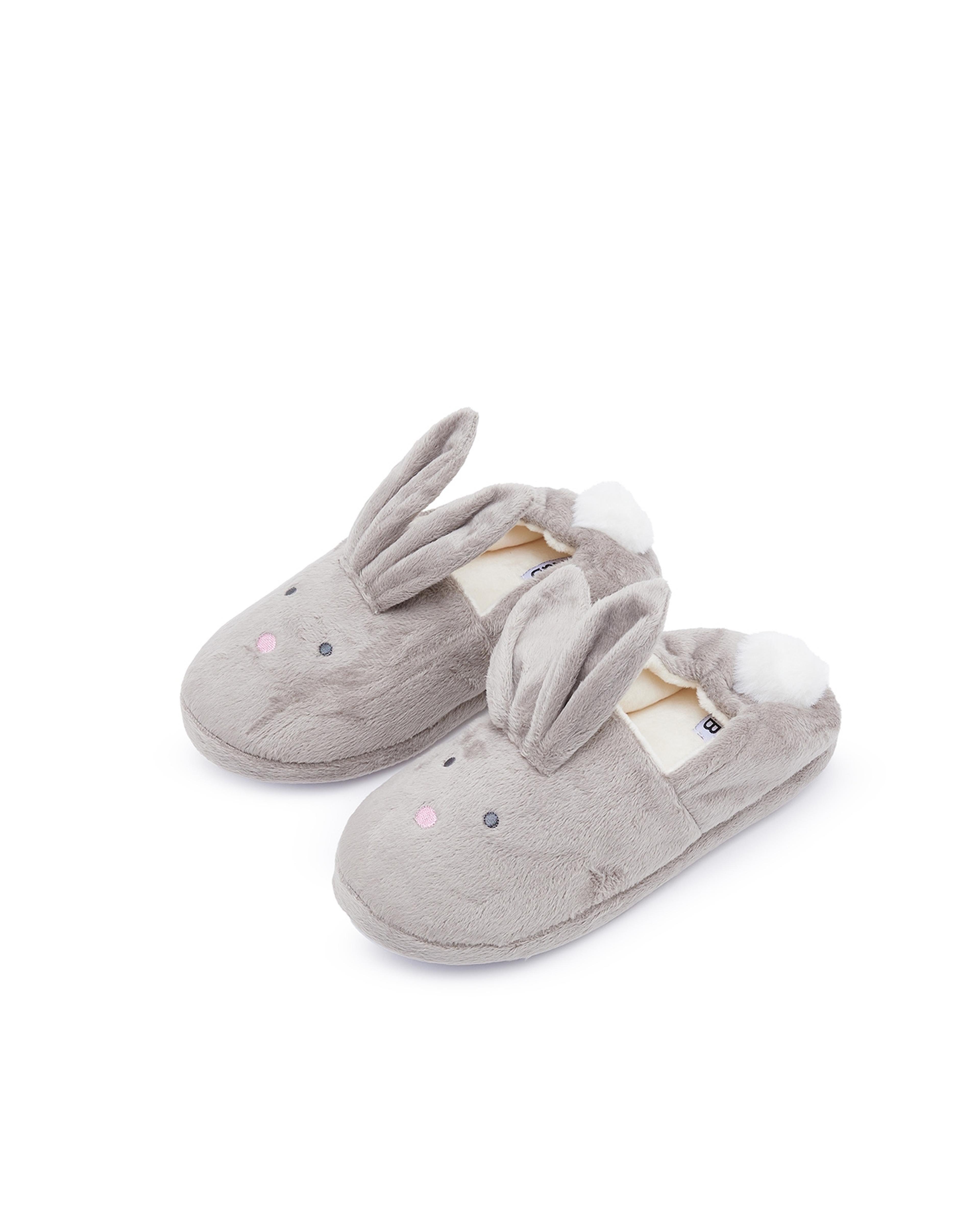 Bunny Applique Bedroom Slippers