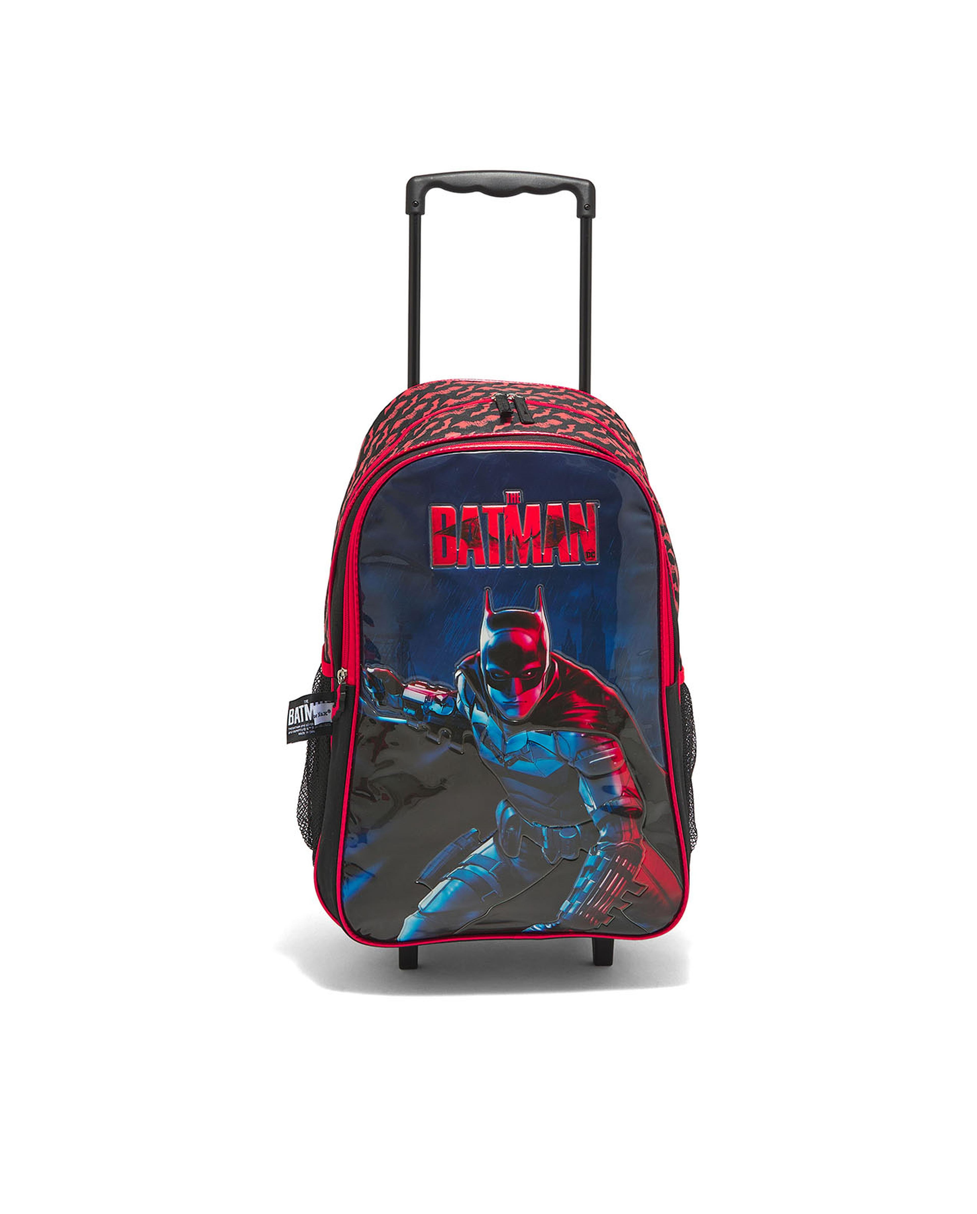 Batman Theme 5-in-1 Trolley Backpack Set - 18 inches