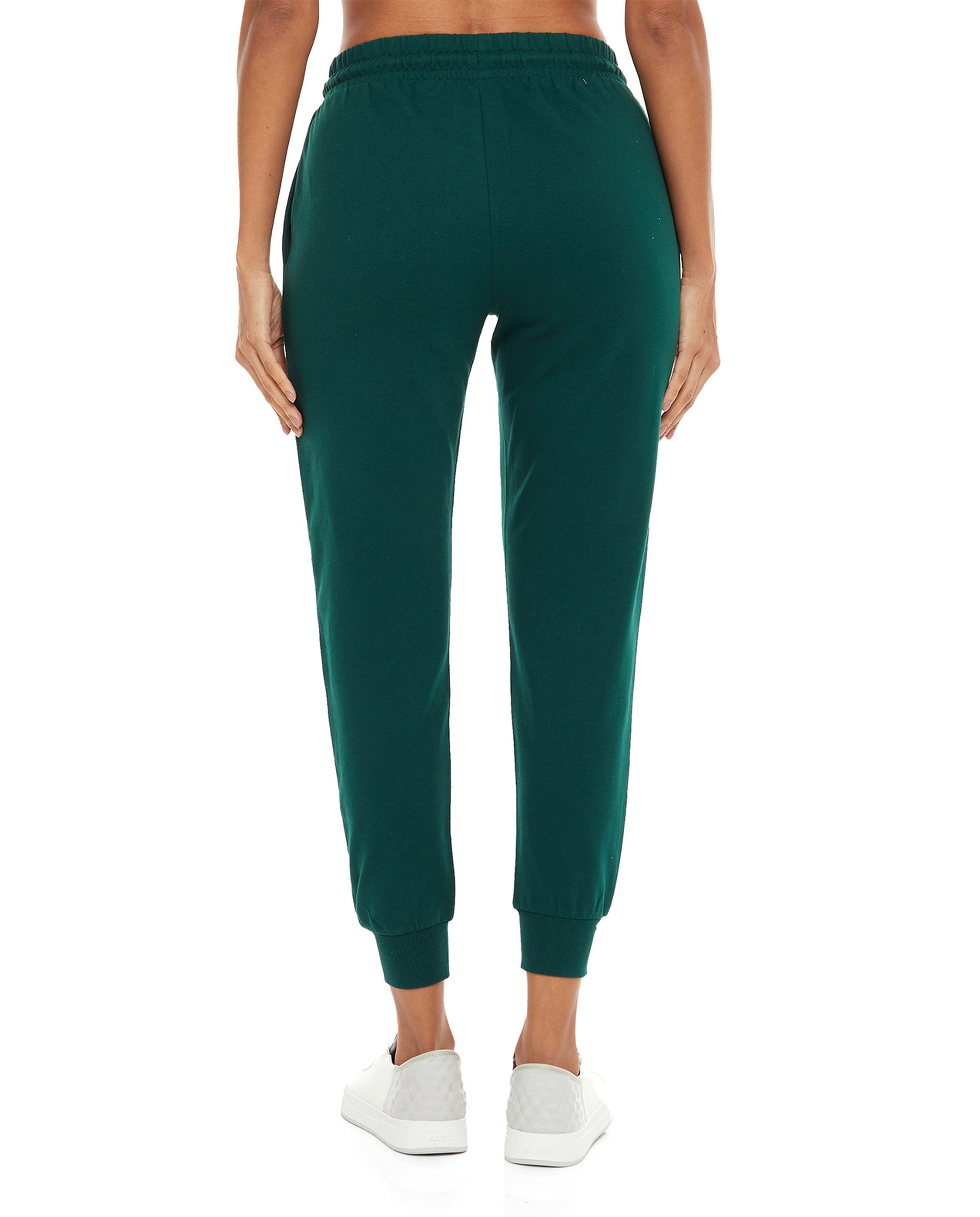 Solid Joggers with Drawstring Waist