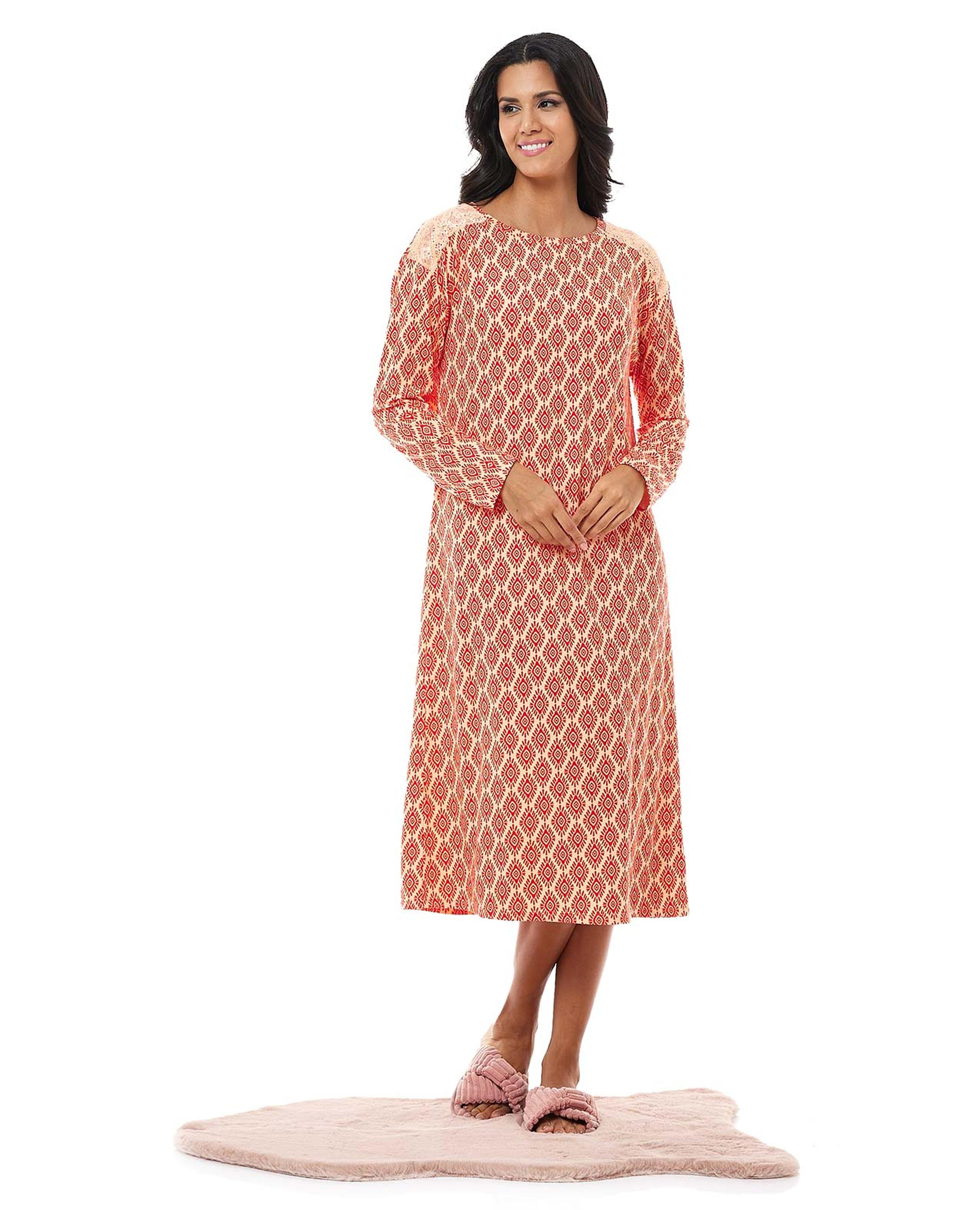 Patterned Nightgown