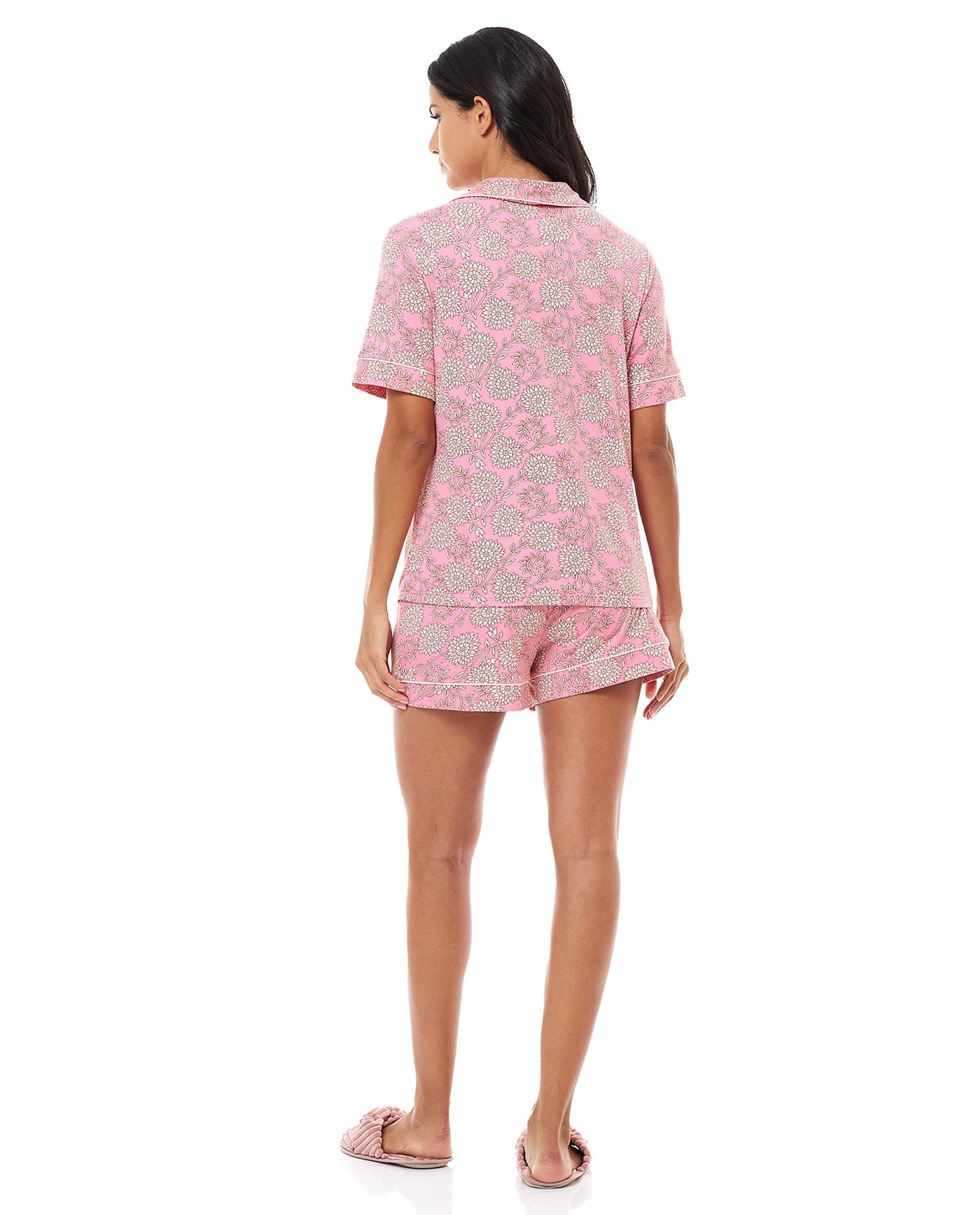 Floral Print Shorty Pyjama Set