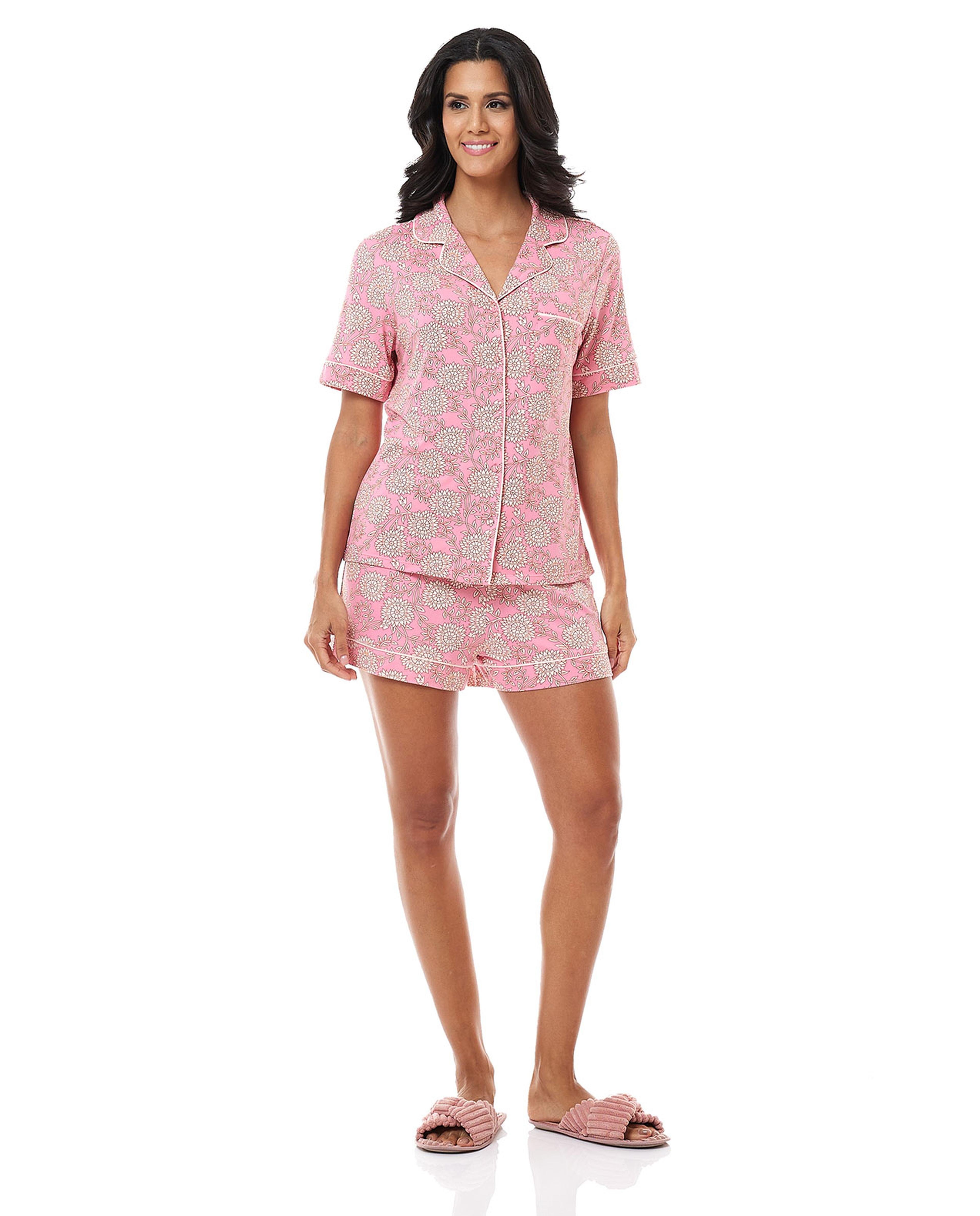 Floral Print Shorty Pyjama Set