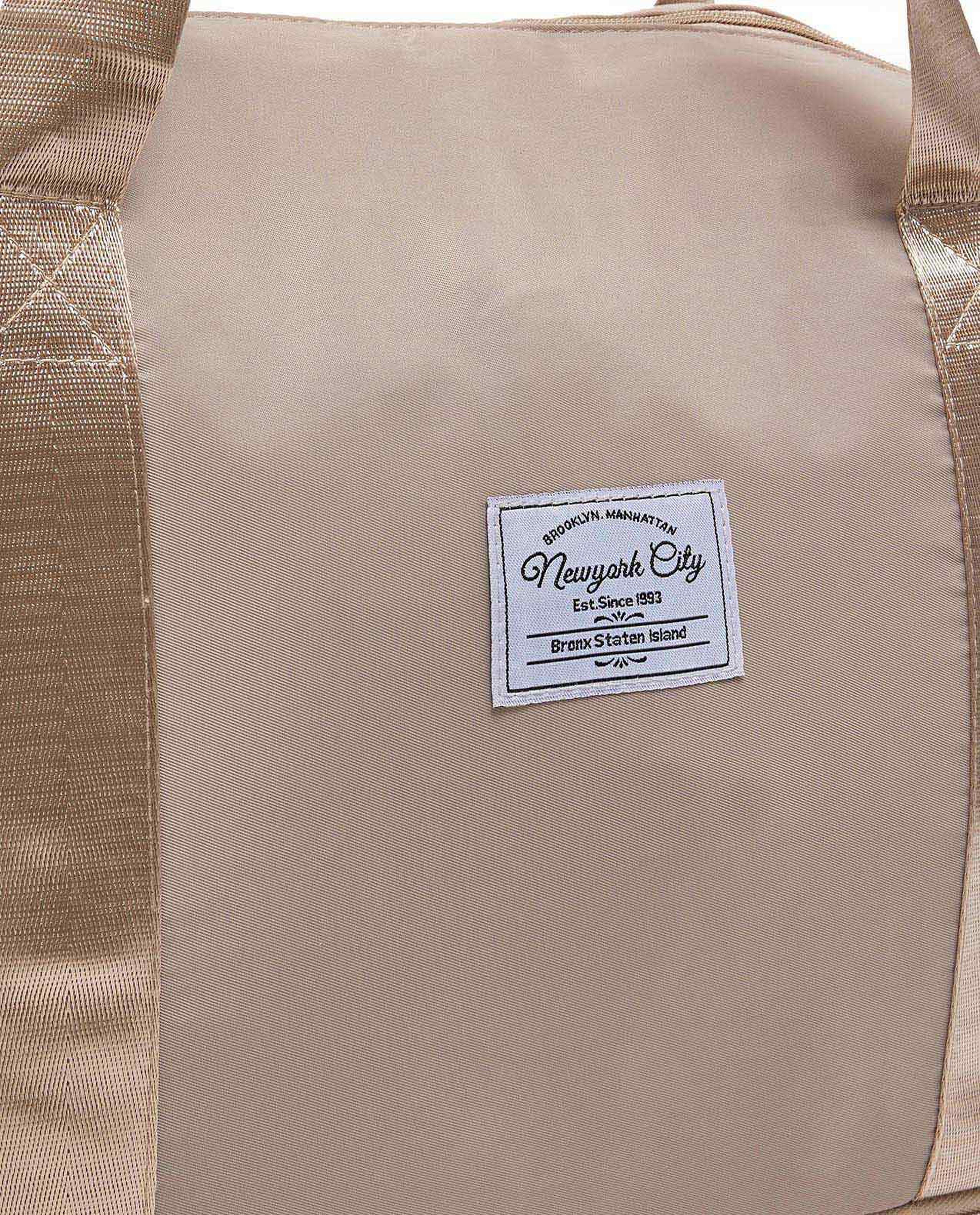 Badge Detail Gym Bag