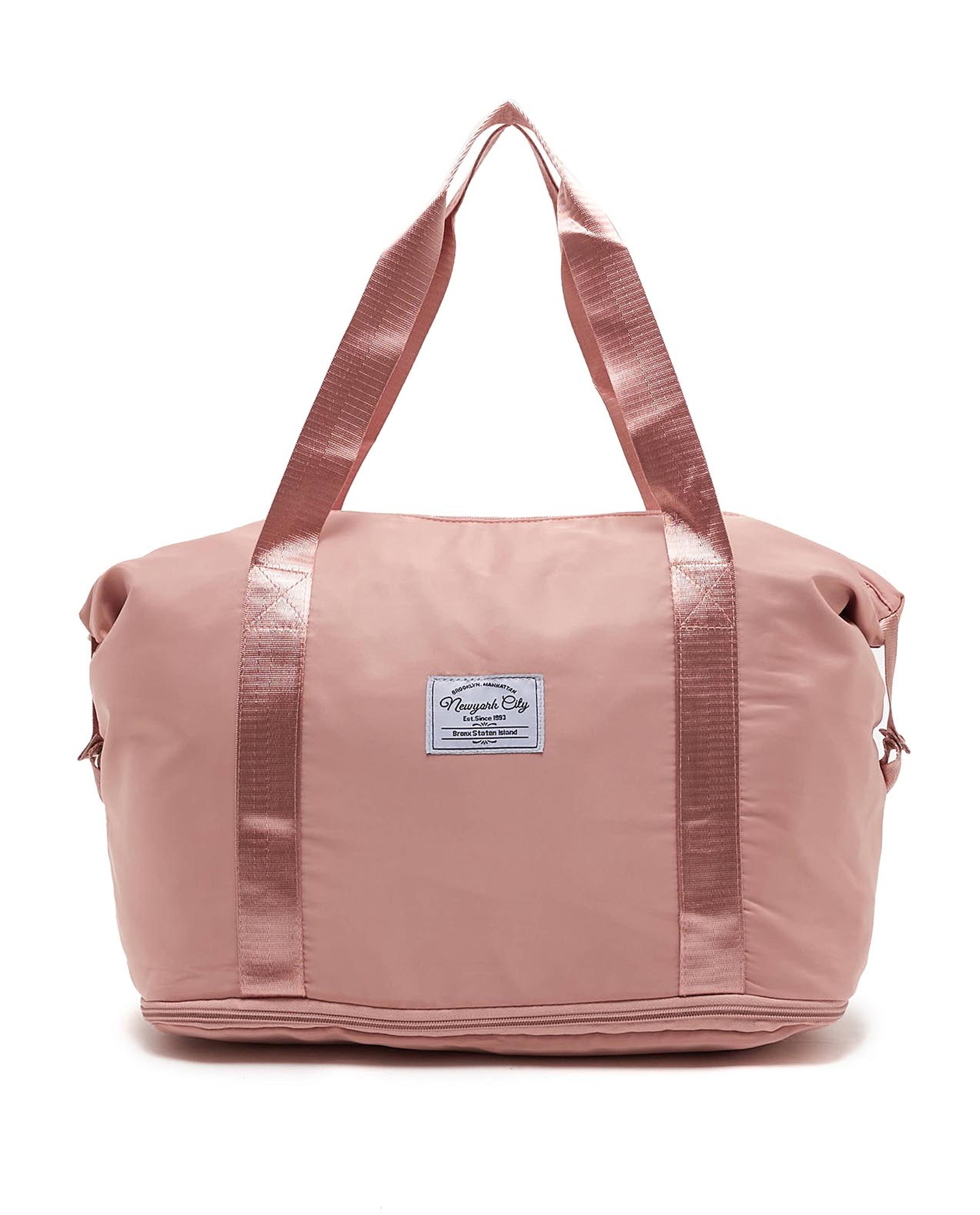 Badge Detail Gym Bag
