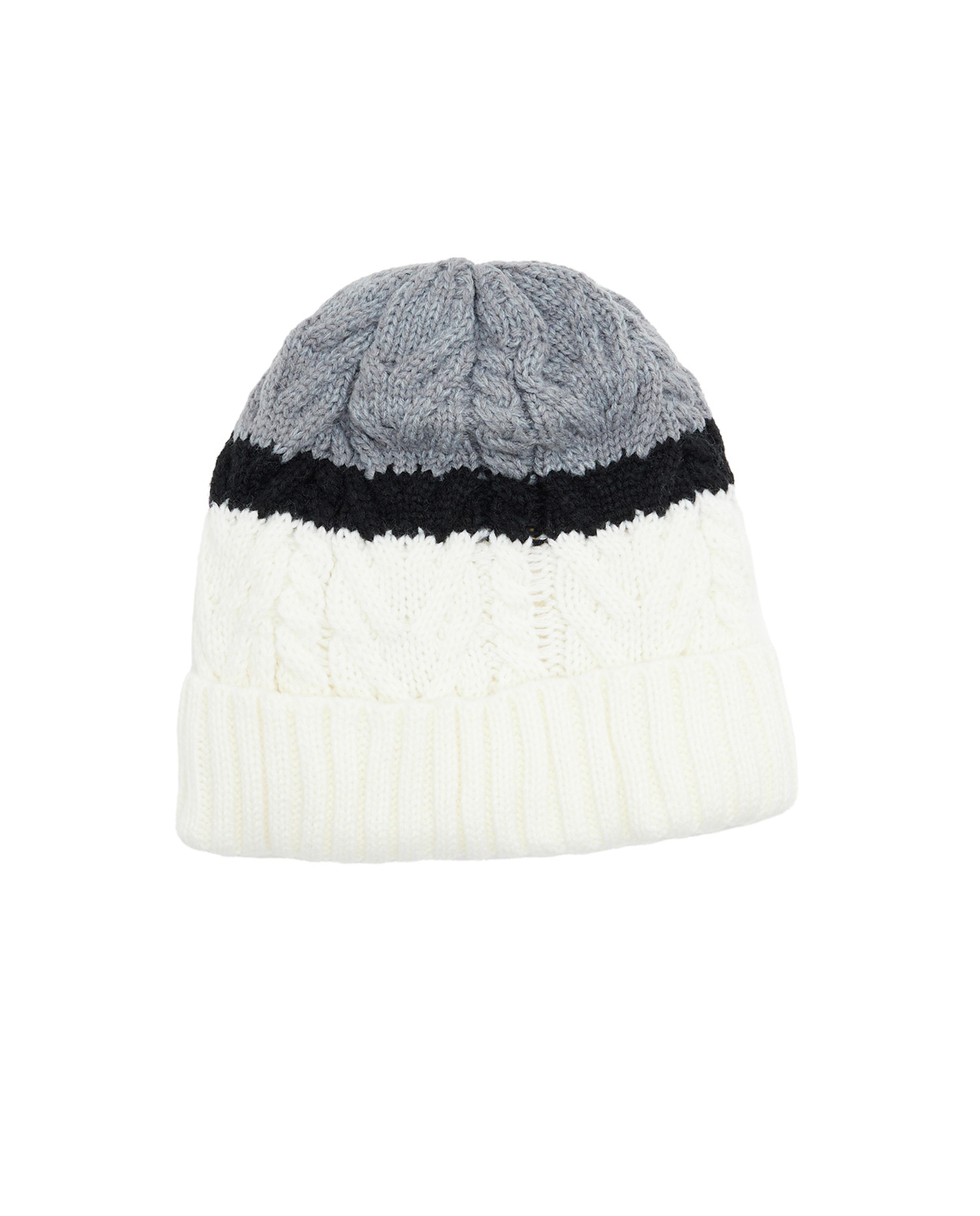 Color Block Knitted Beanie