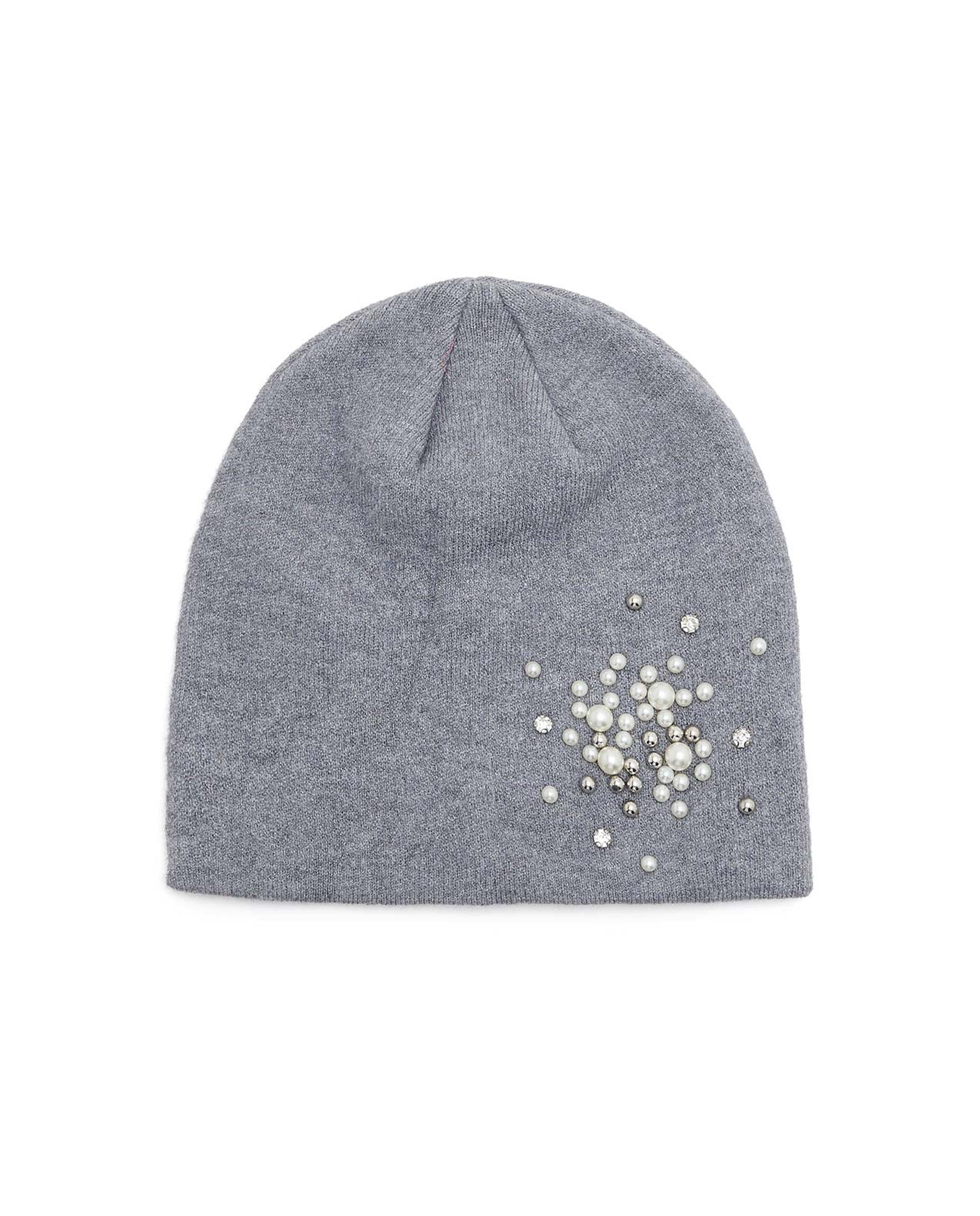 Embellished Knitted Beanie