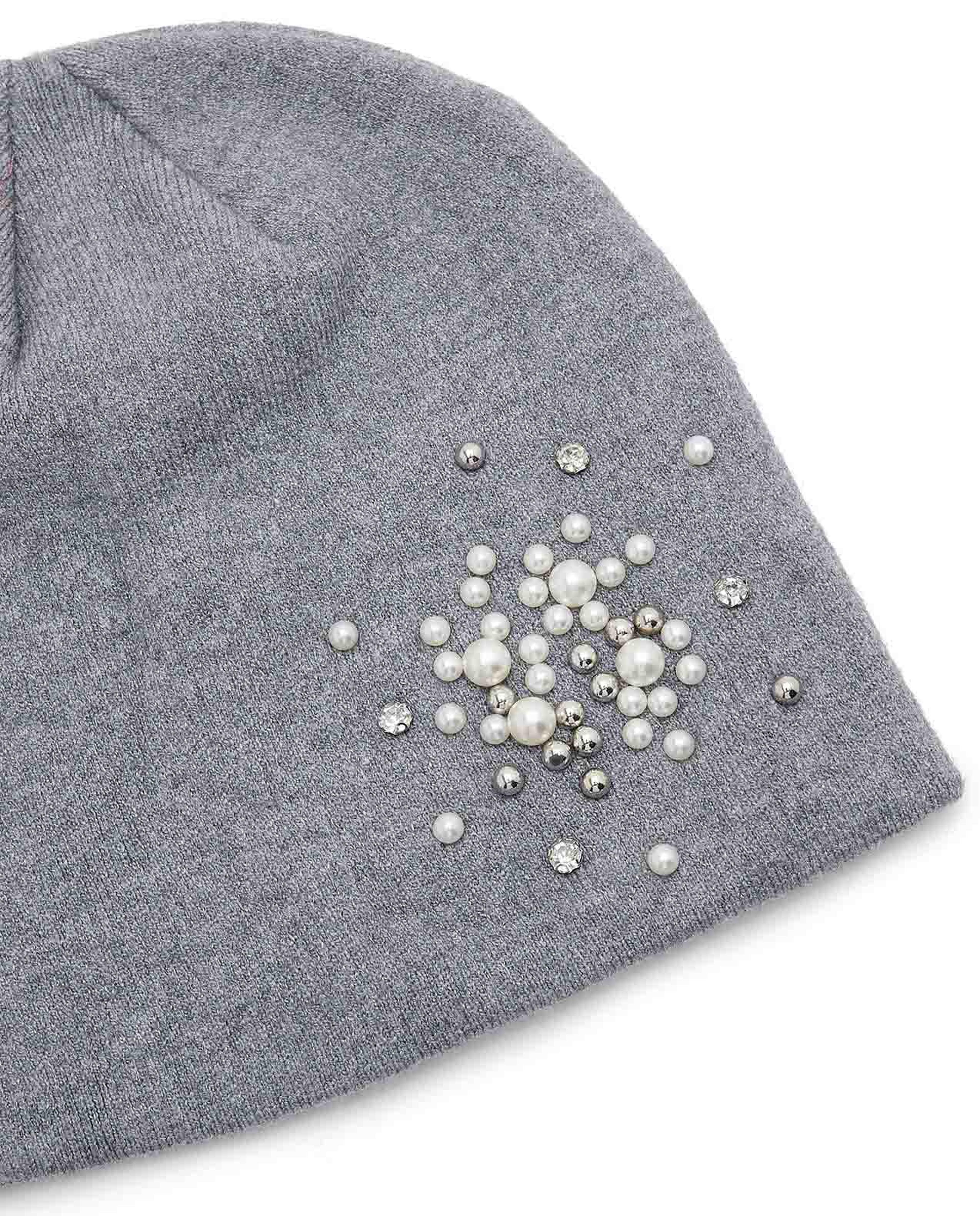 Embellished Knitted Beanie