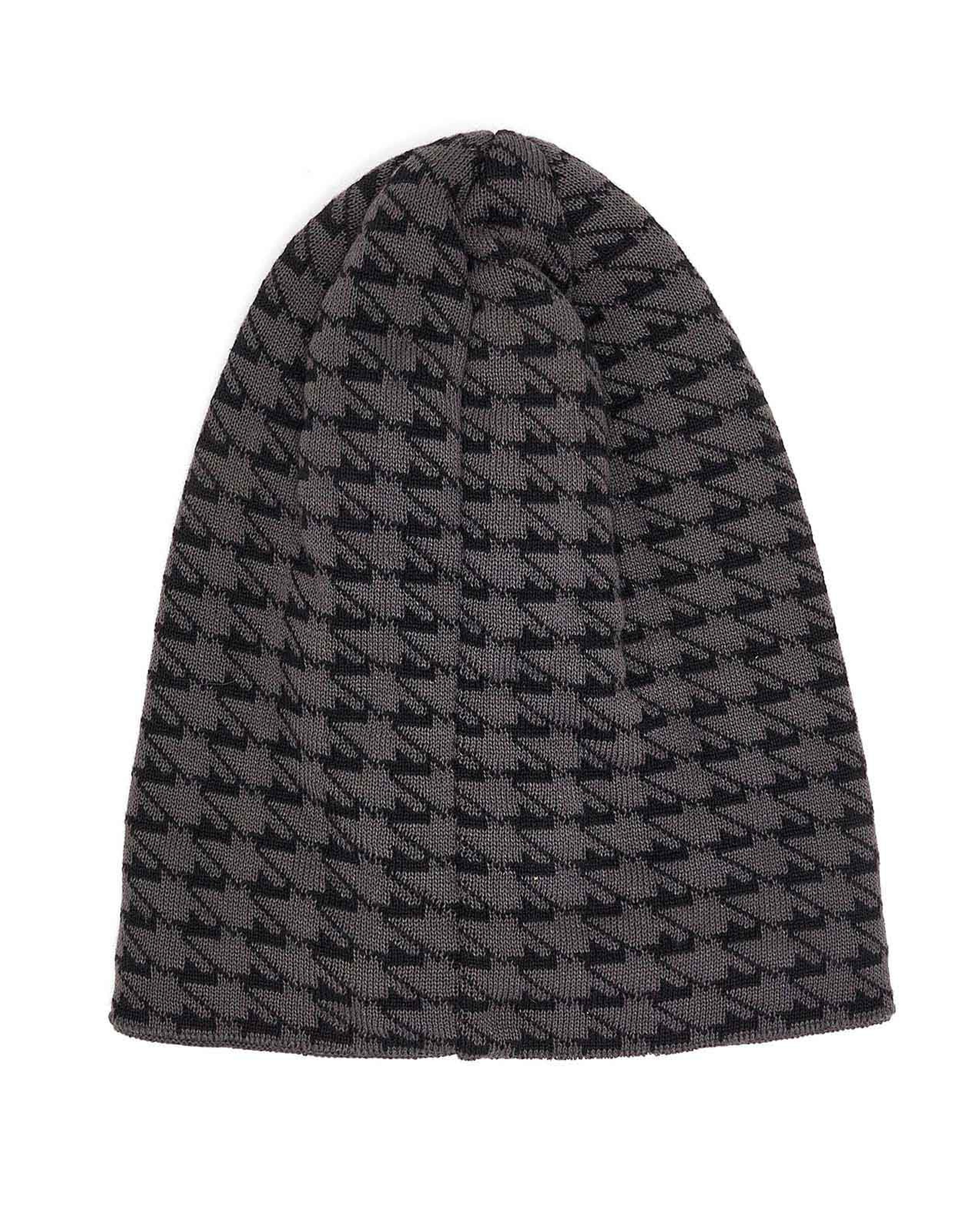 Patterned Knitted Beanie