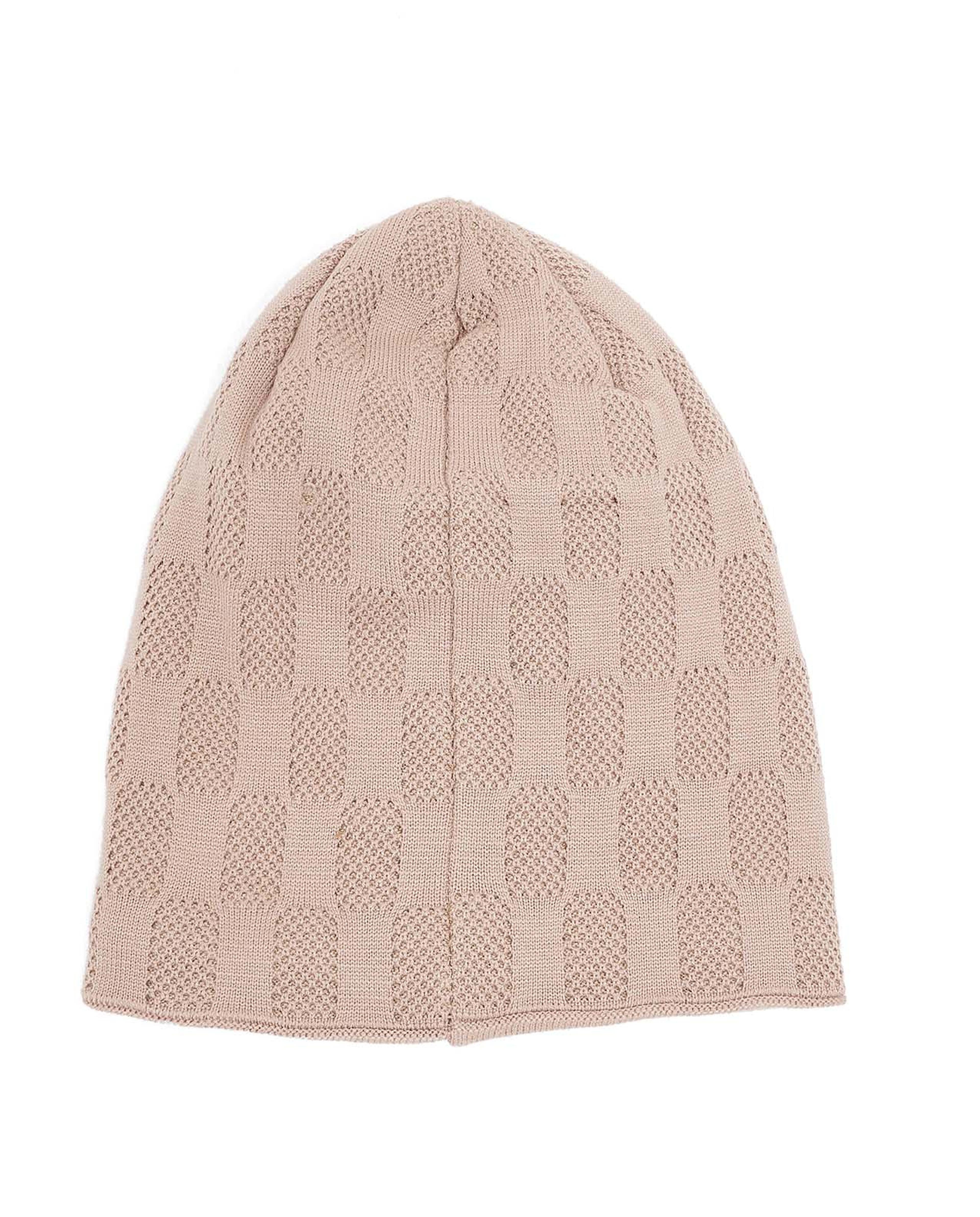 Self Patterned Beanie