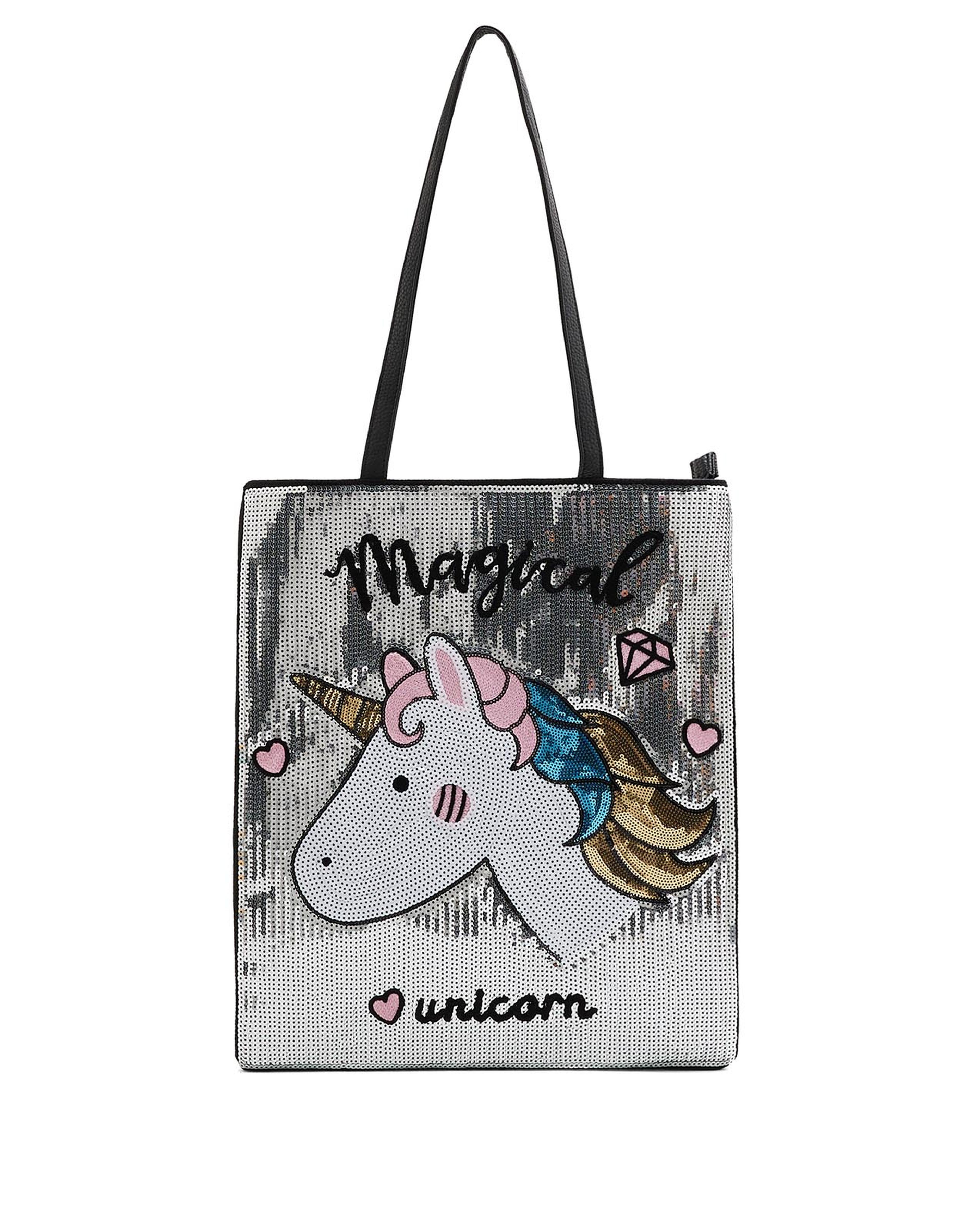Unicorn Sequined Shoulder Bag