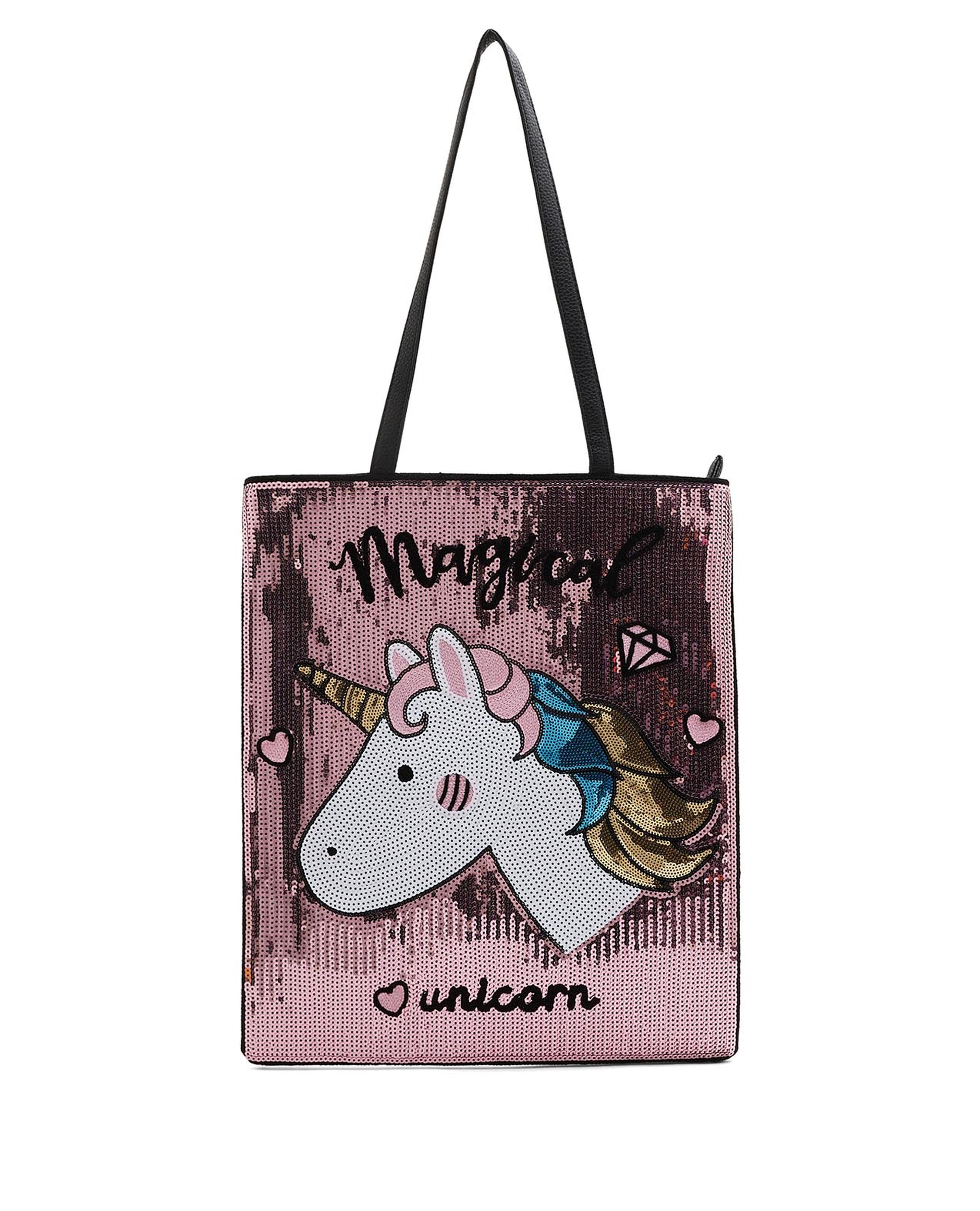 Unicorn Sequined Shoulder Bag