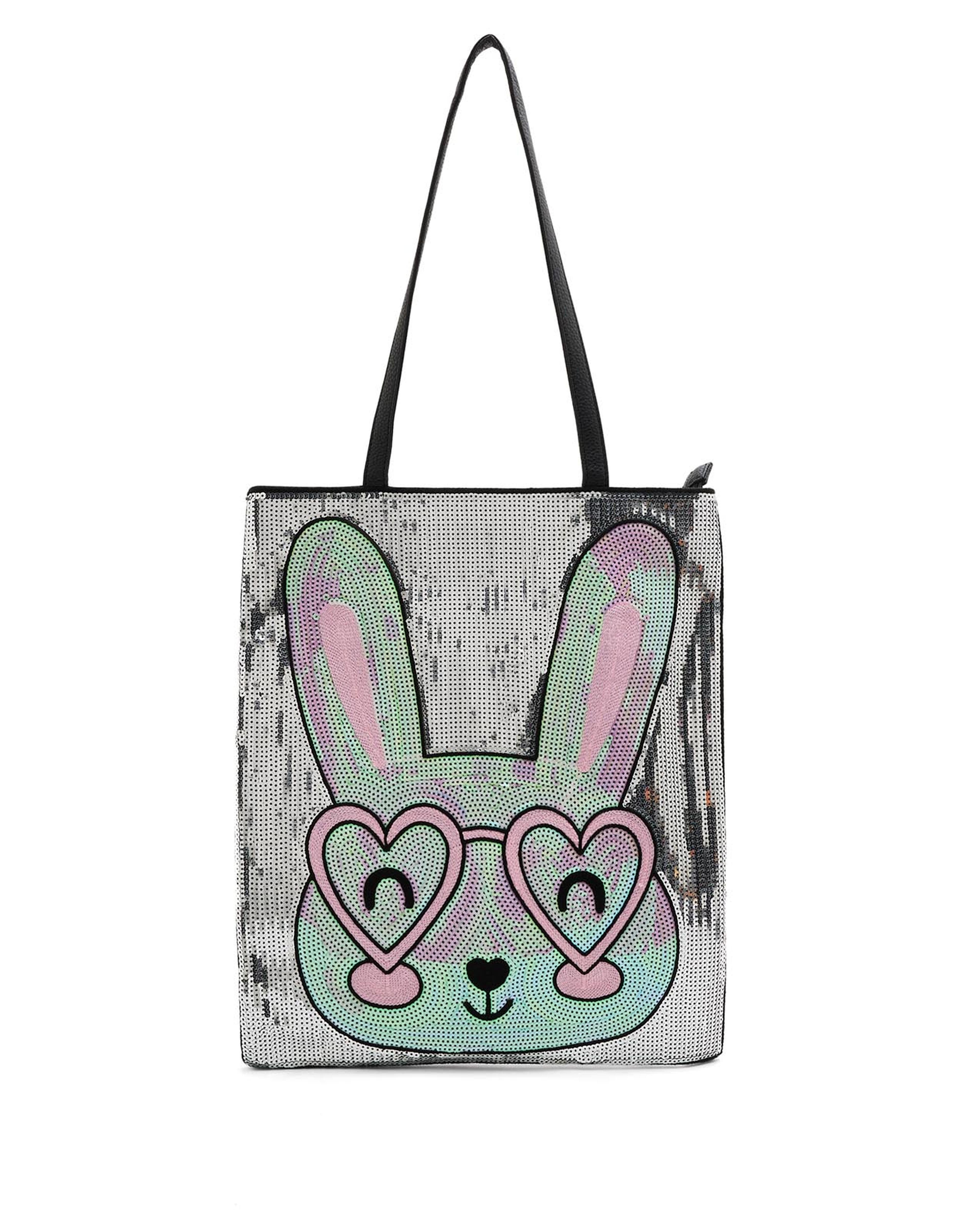 Bunny Sequined Shoulder Bag