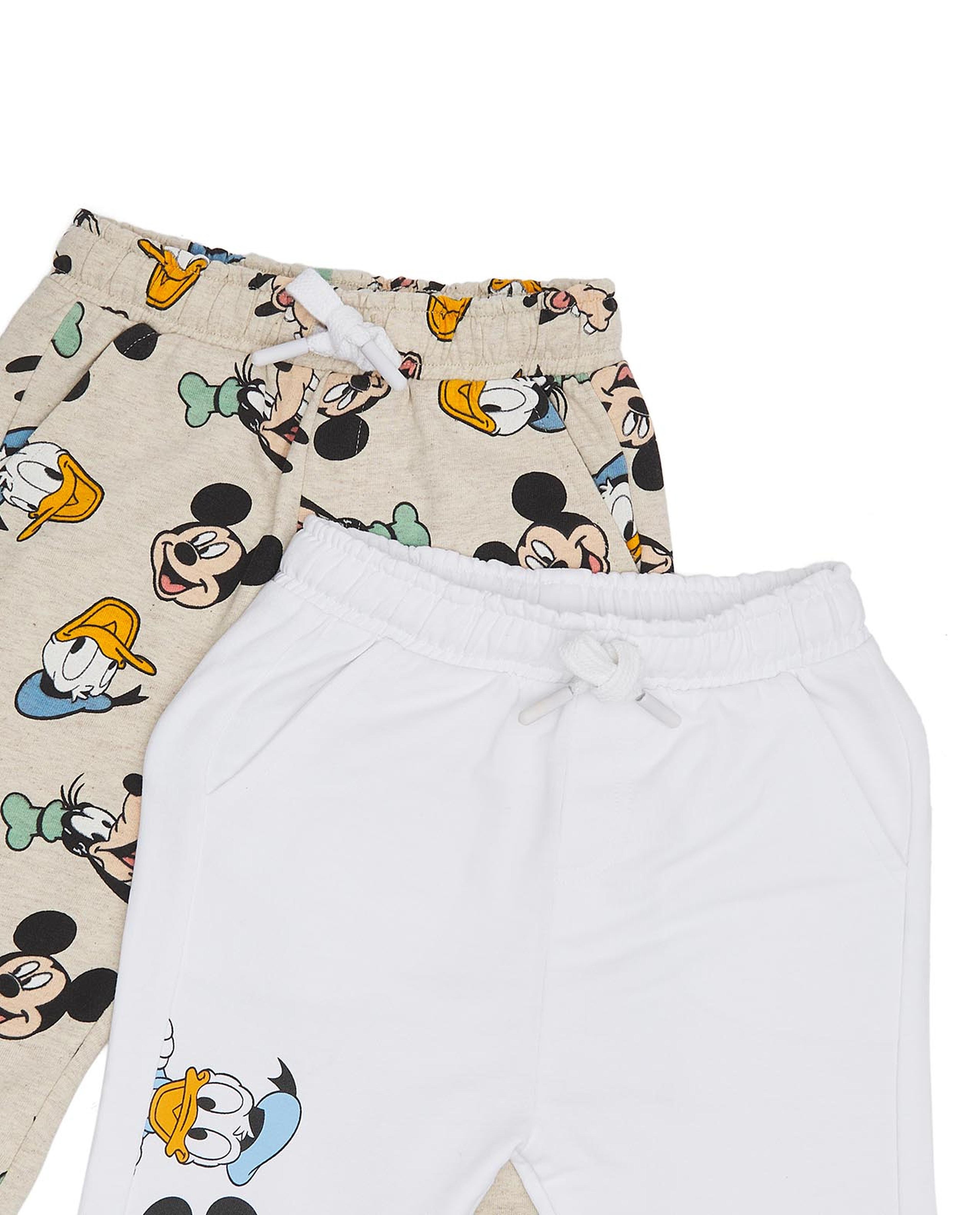 2 Pack Mickey Mouse Joggers with Drawstring Waist