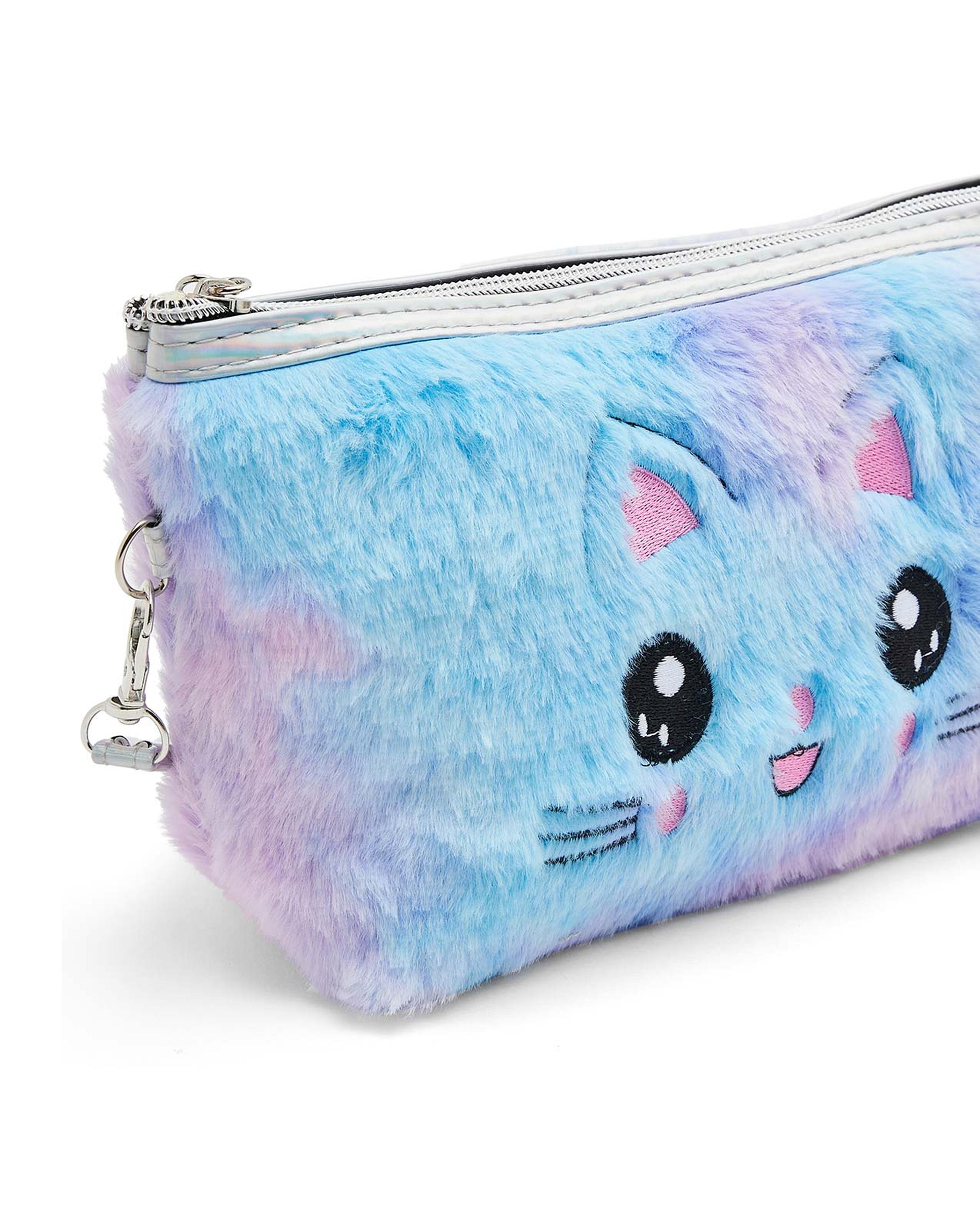 Furry Zippered Pouch