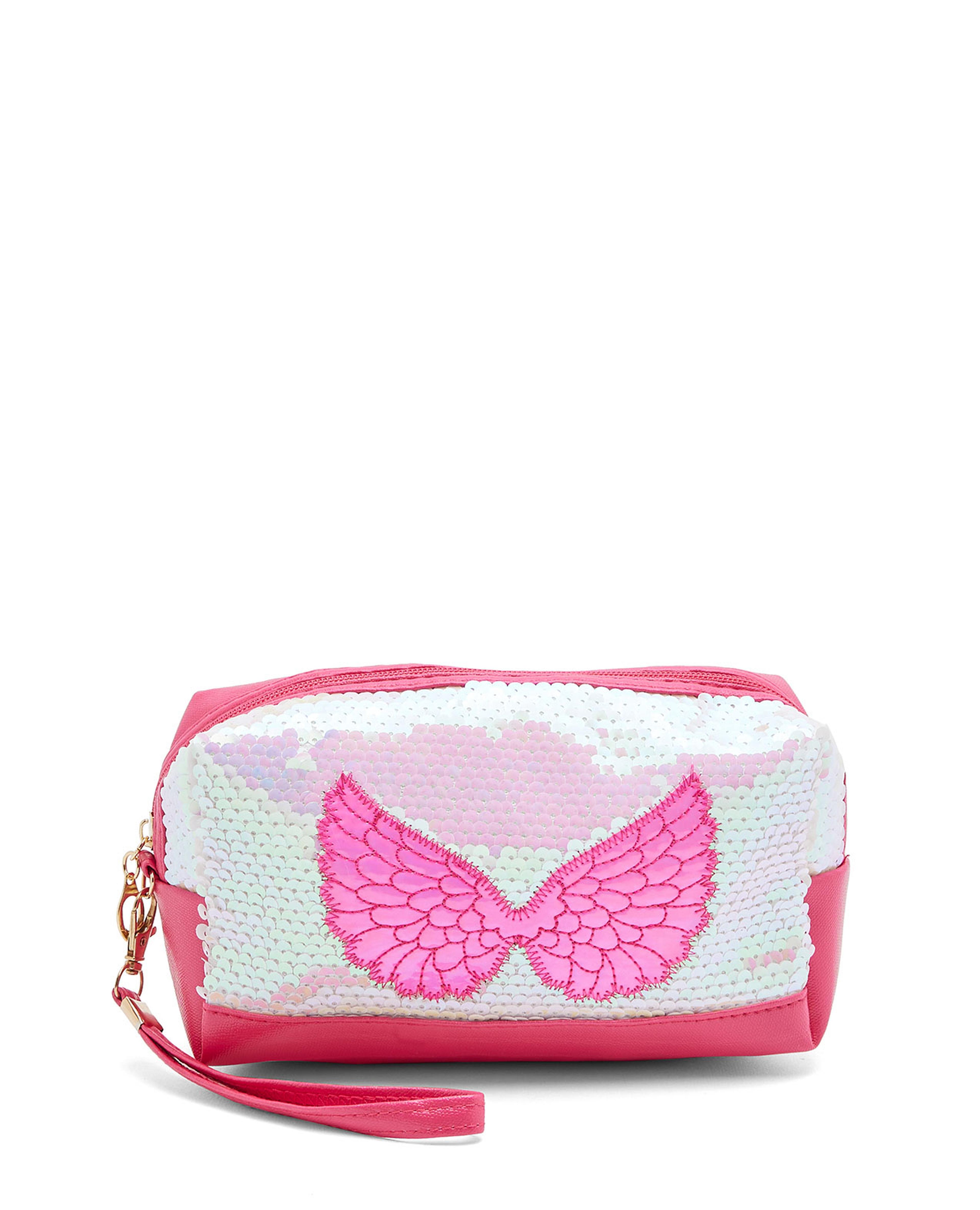 Sequined Zippered Pouch