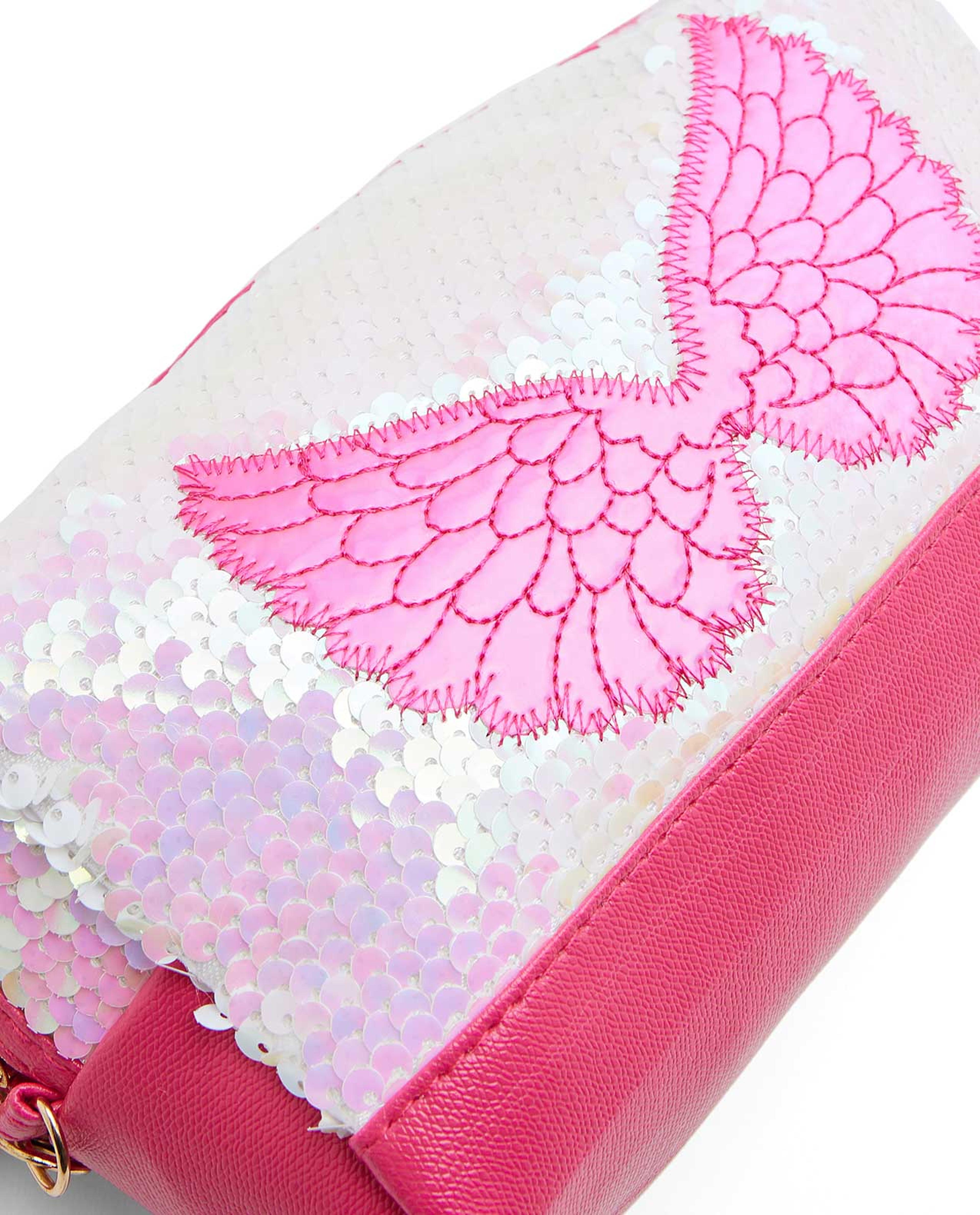 Sequined Zippered Pouch