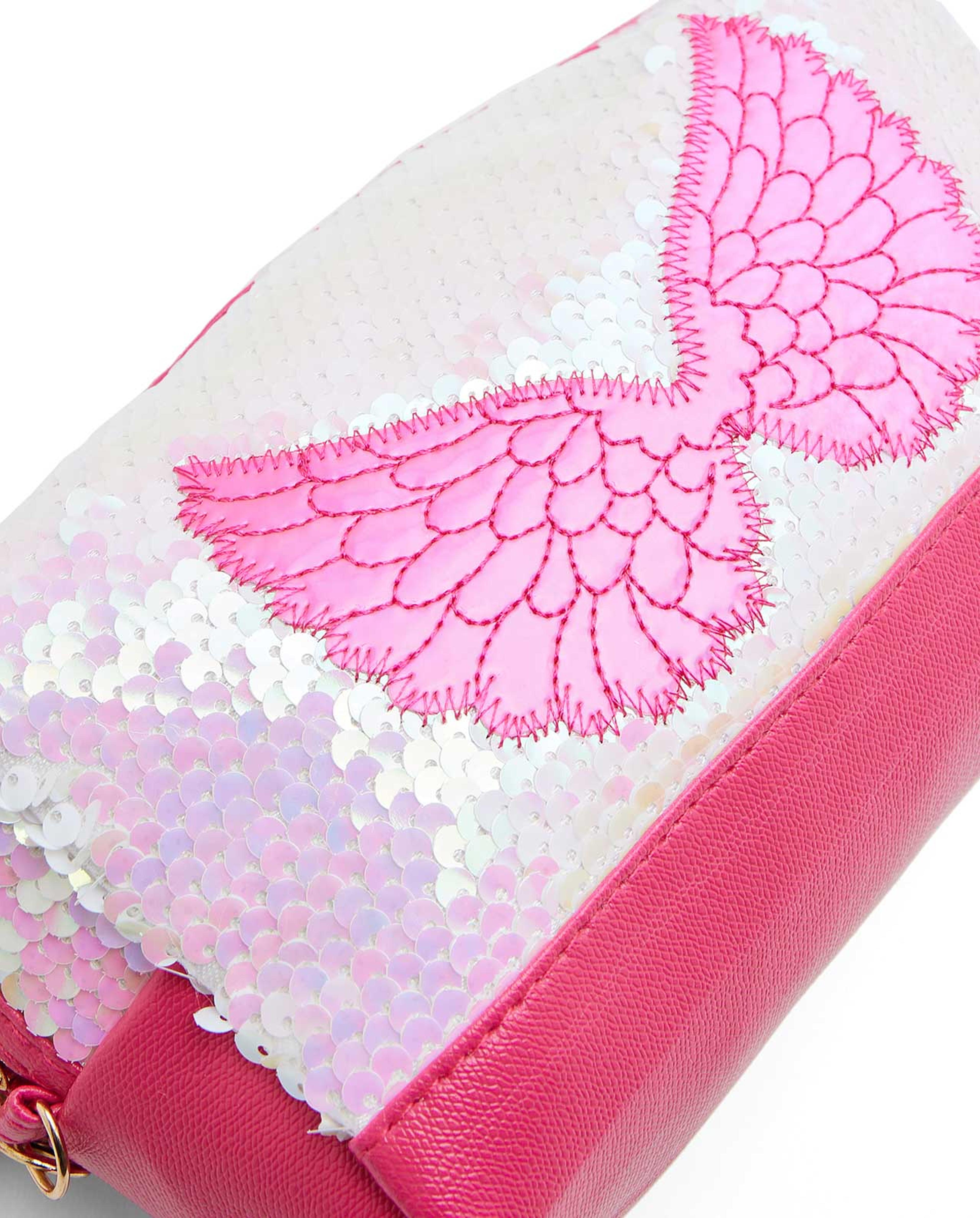 Sequined Zippered Pouch