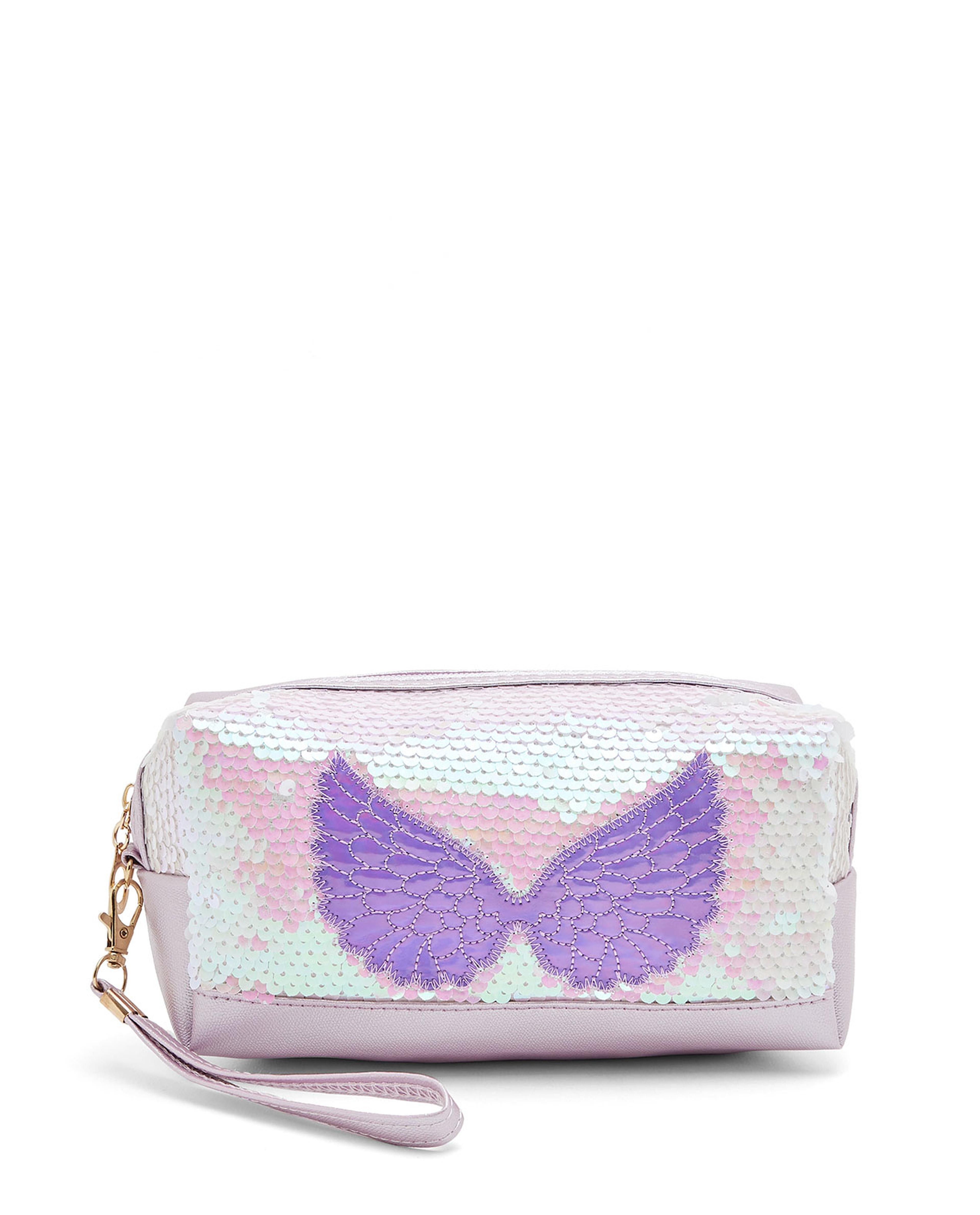 Sequined Zippered Pouch