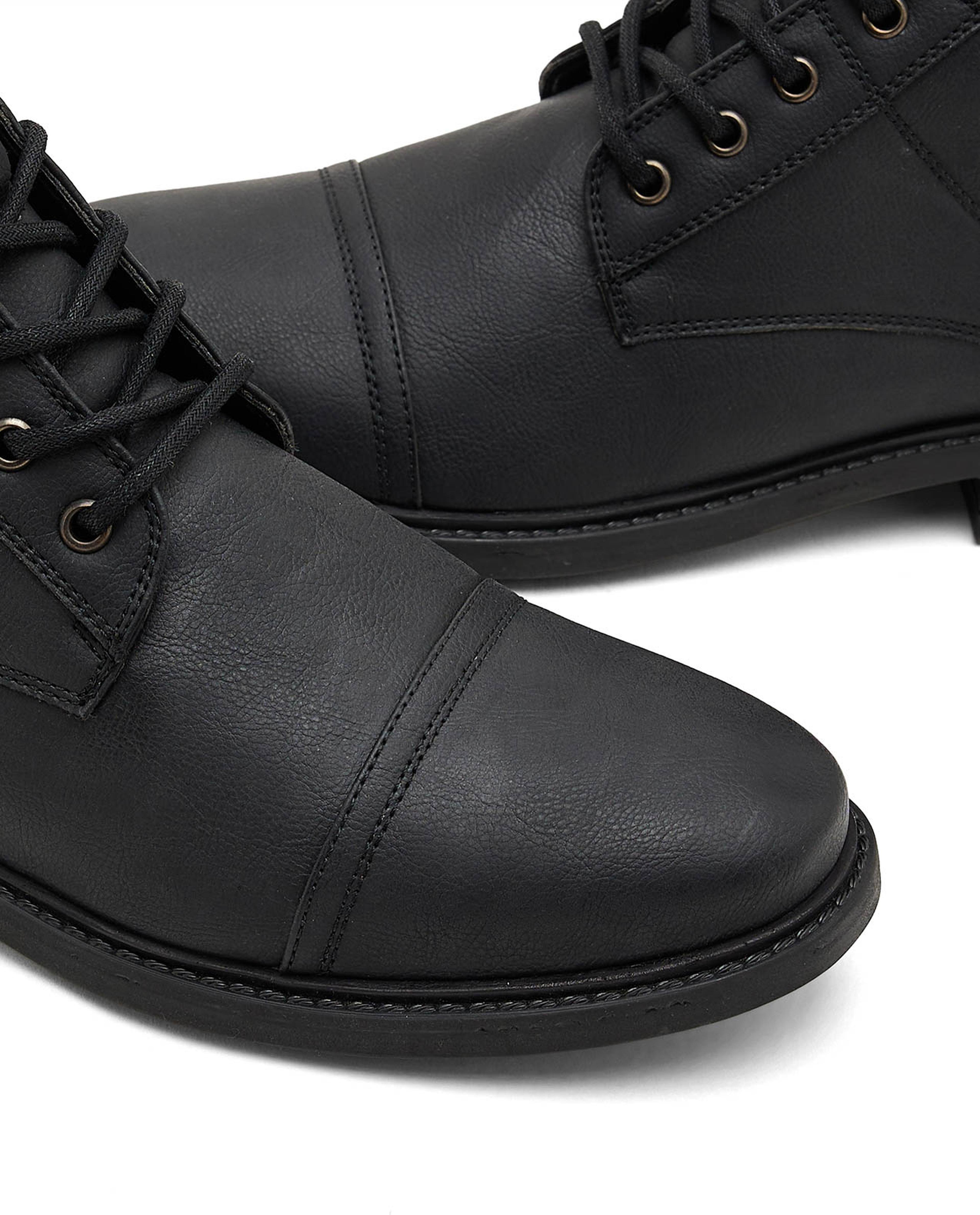 Cuff Detail Casual Boots