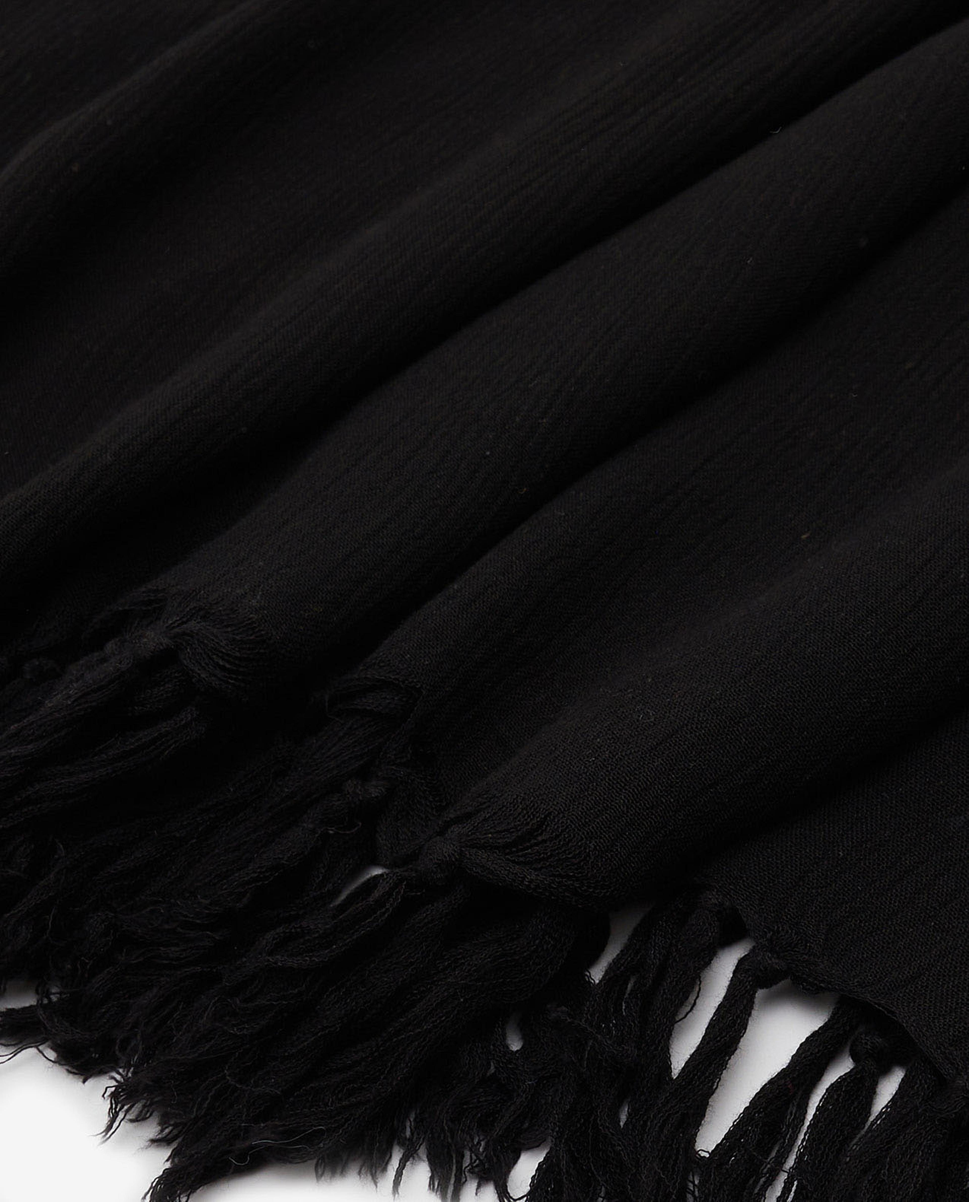 Crinkle Tasseled Scarf