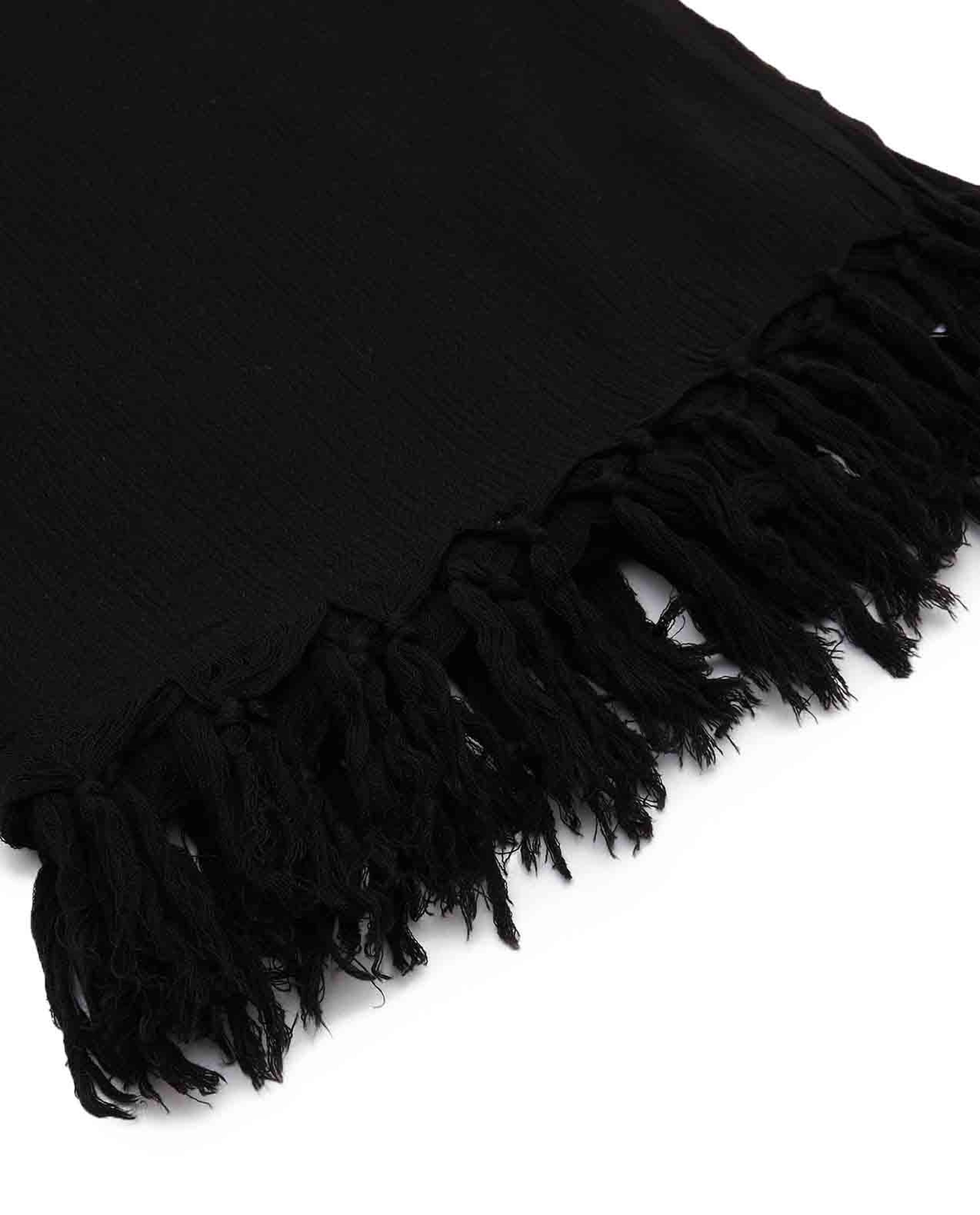 Crinkle Tasseled Scarf