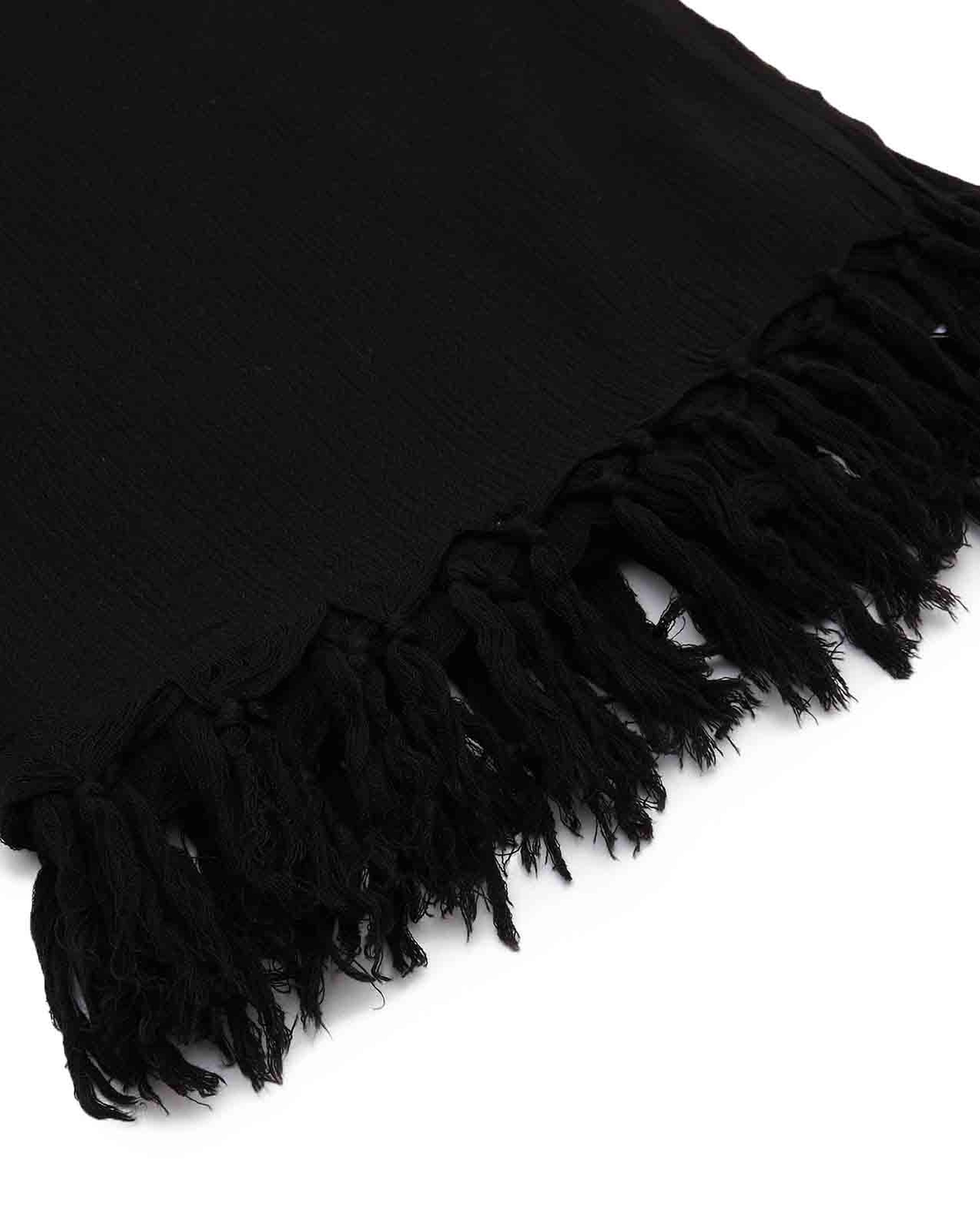 Crinkle Tasseled Scarf