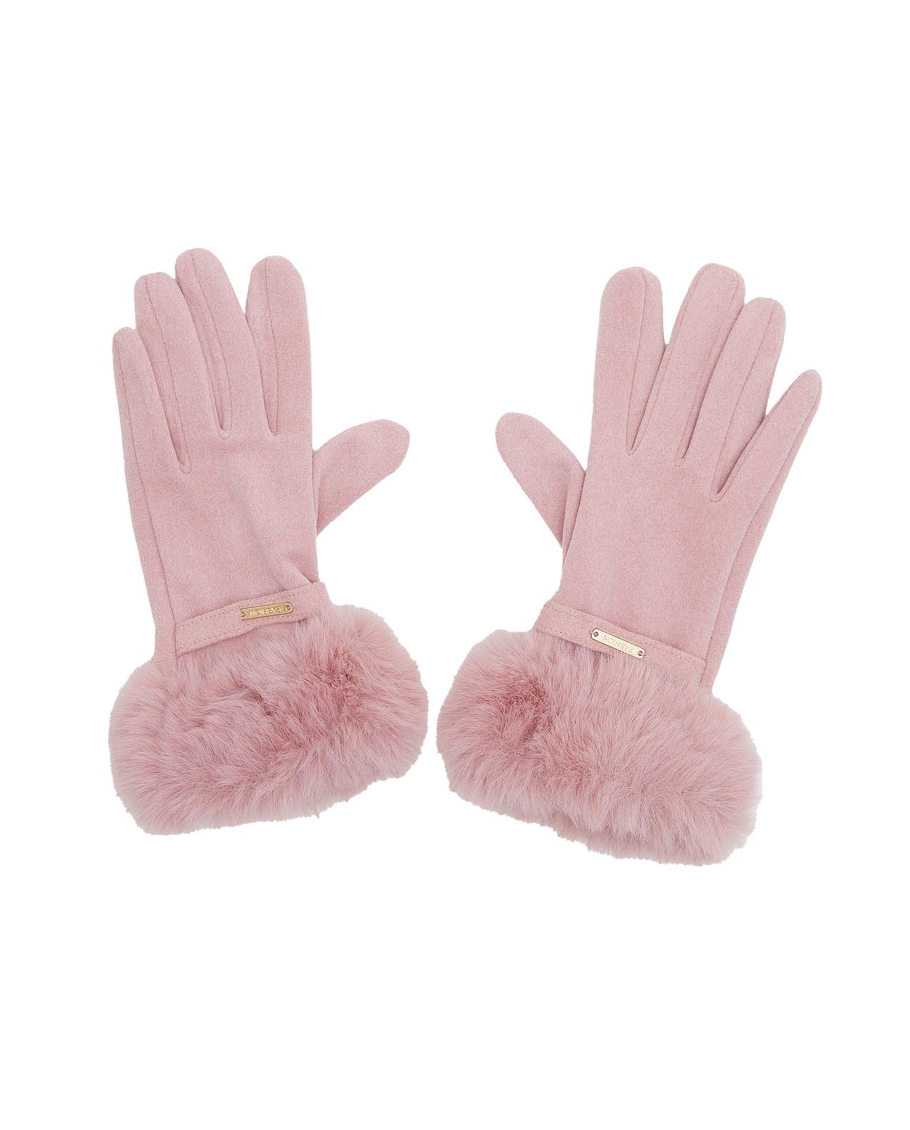 Furry Cuff Gloves