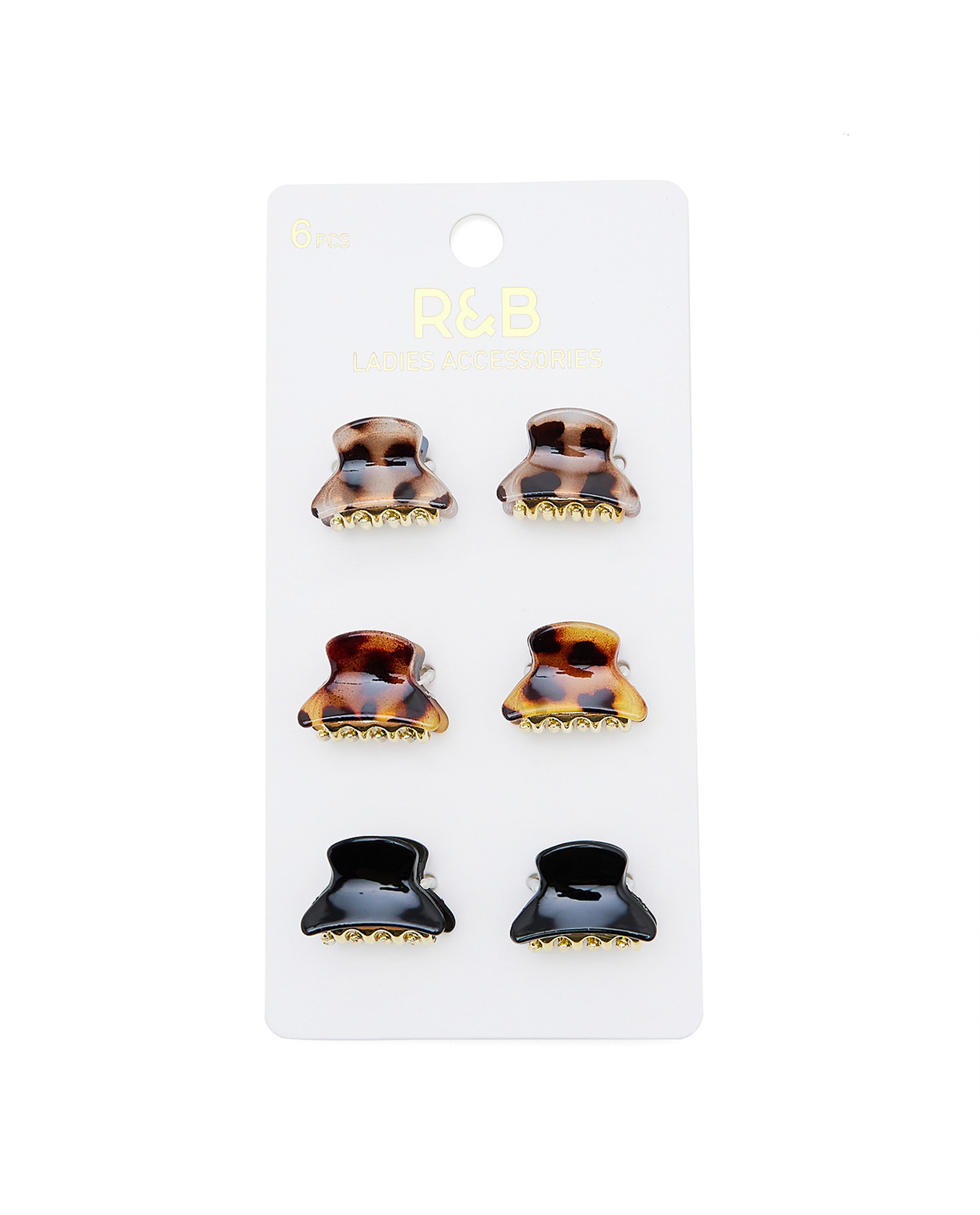 6 Pack Small Claw Clips