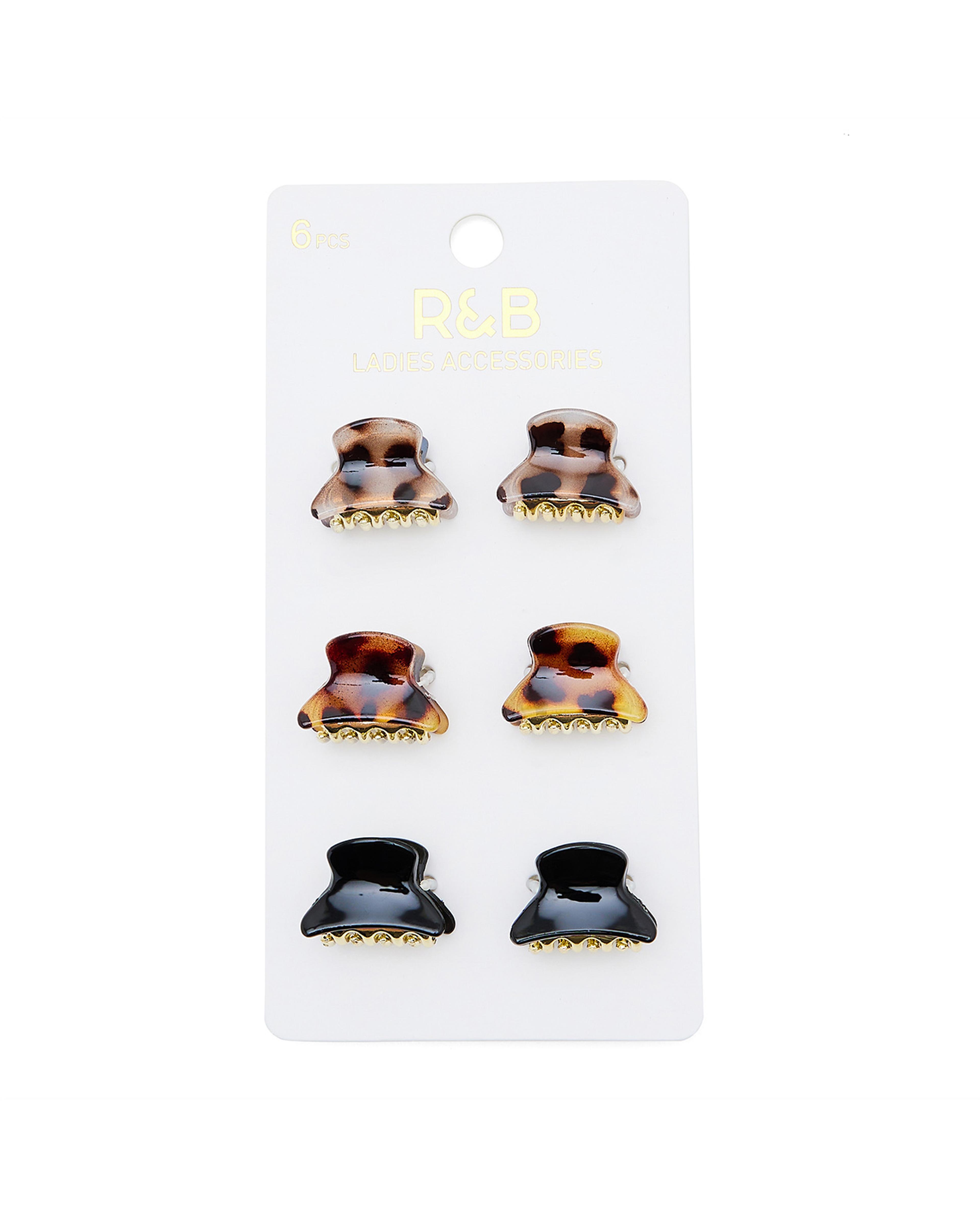 6 Pack Small Claw Clips