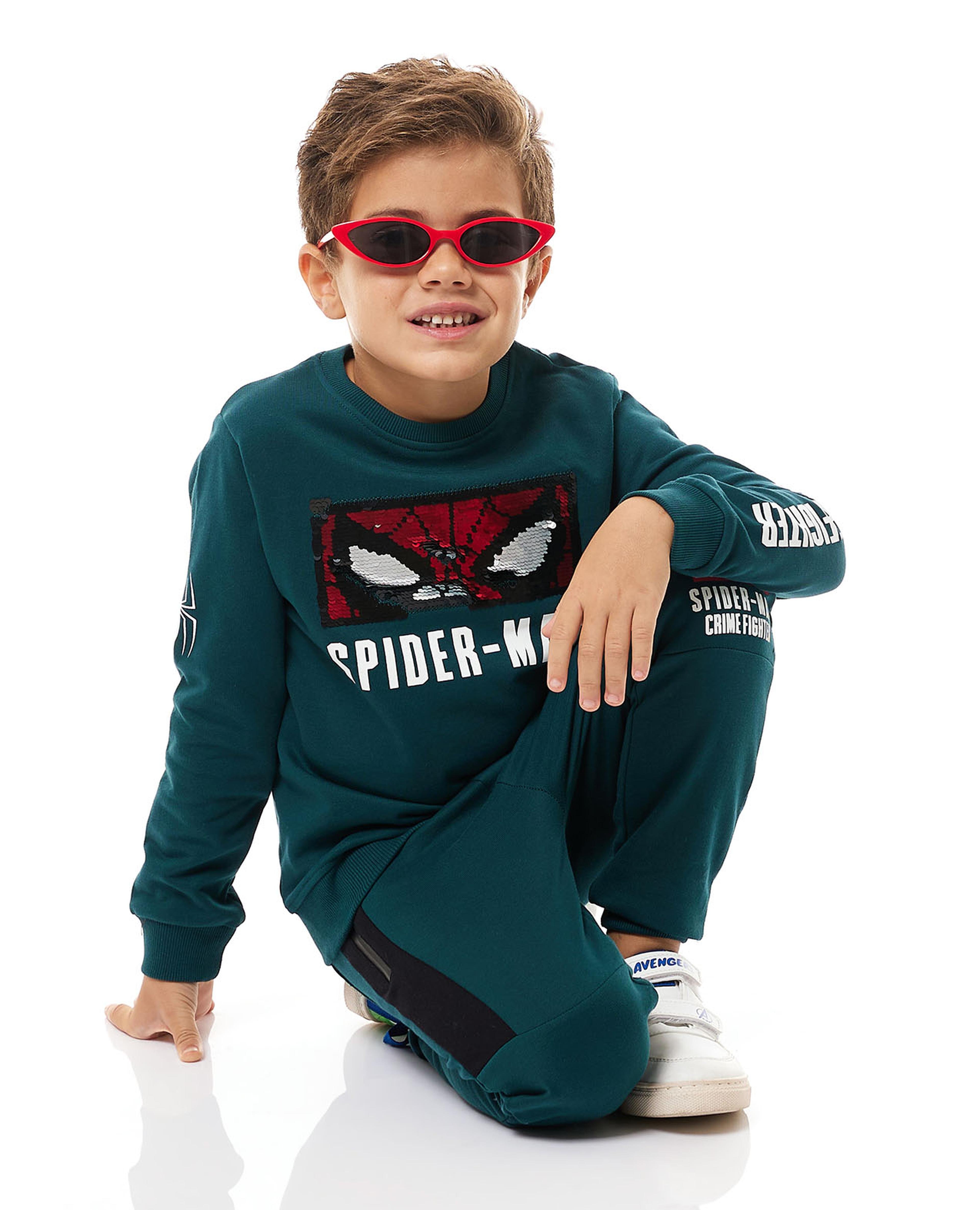 Spider-Man Sequined Clothing Set
