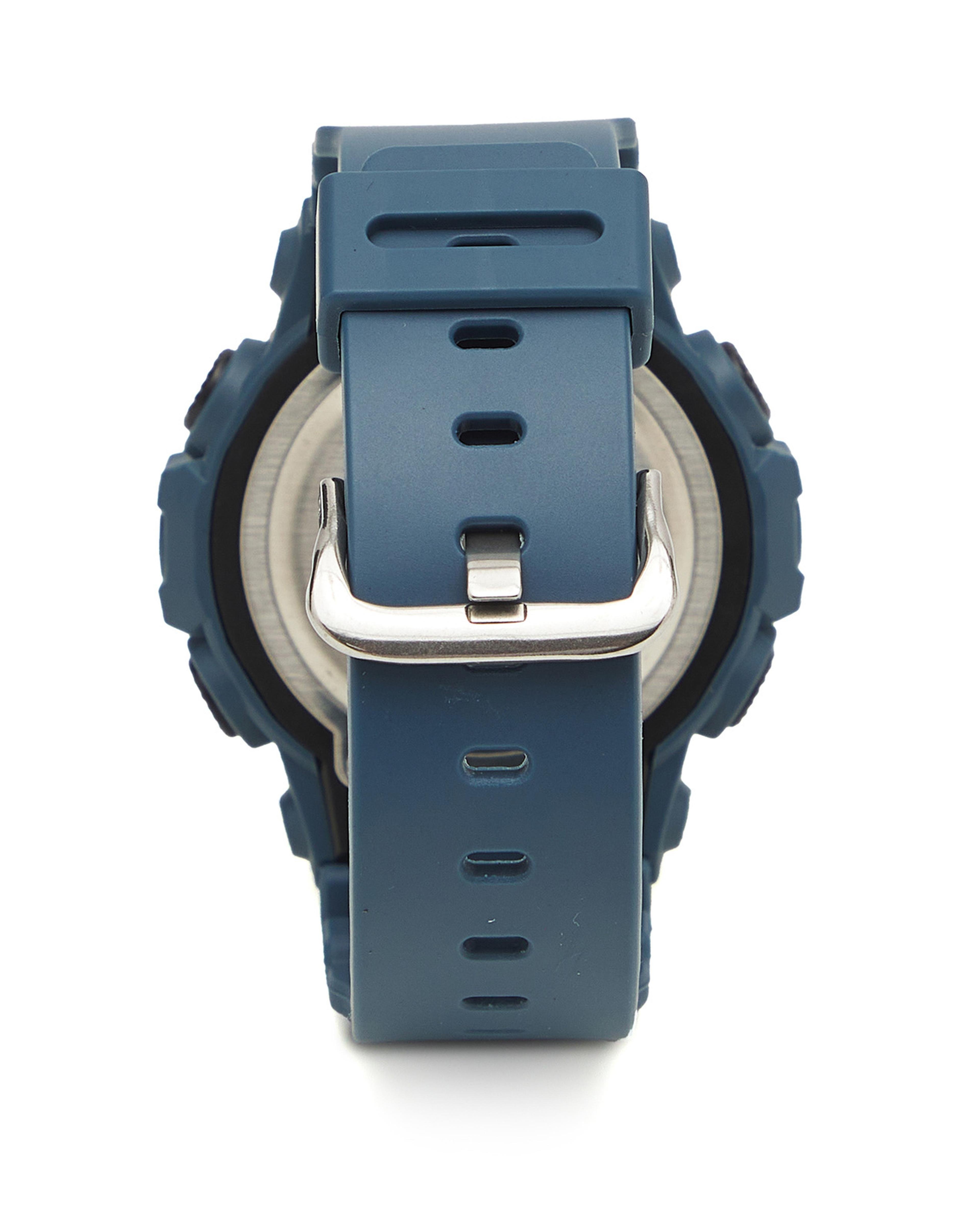 Digital Watch with Buckle Strap