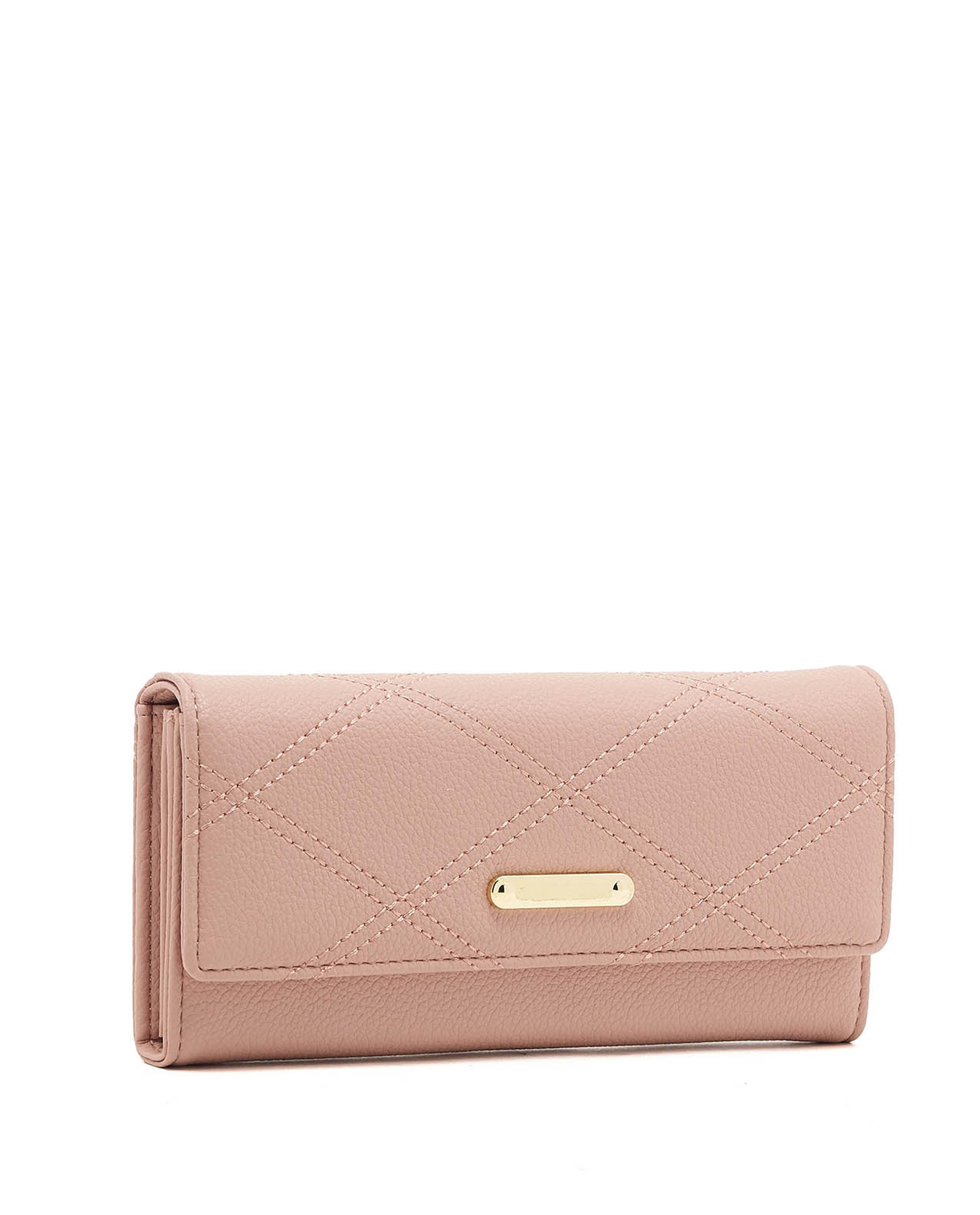 Quilted Long Wallet