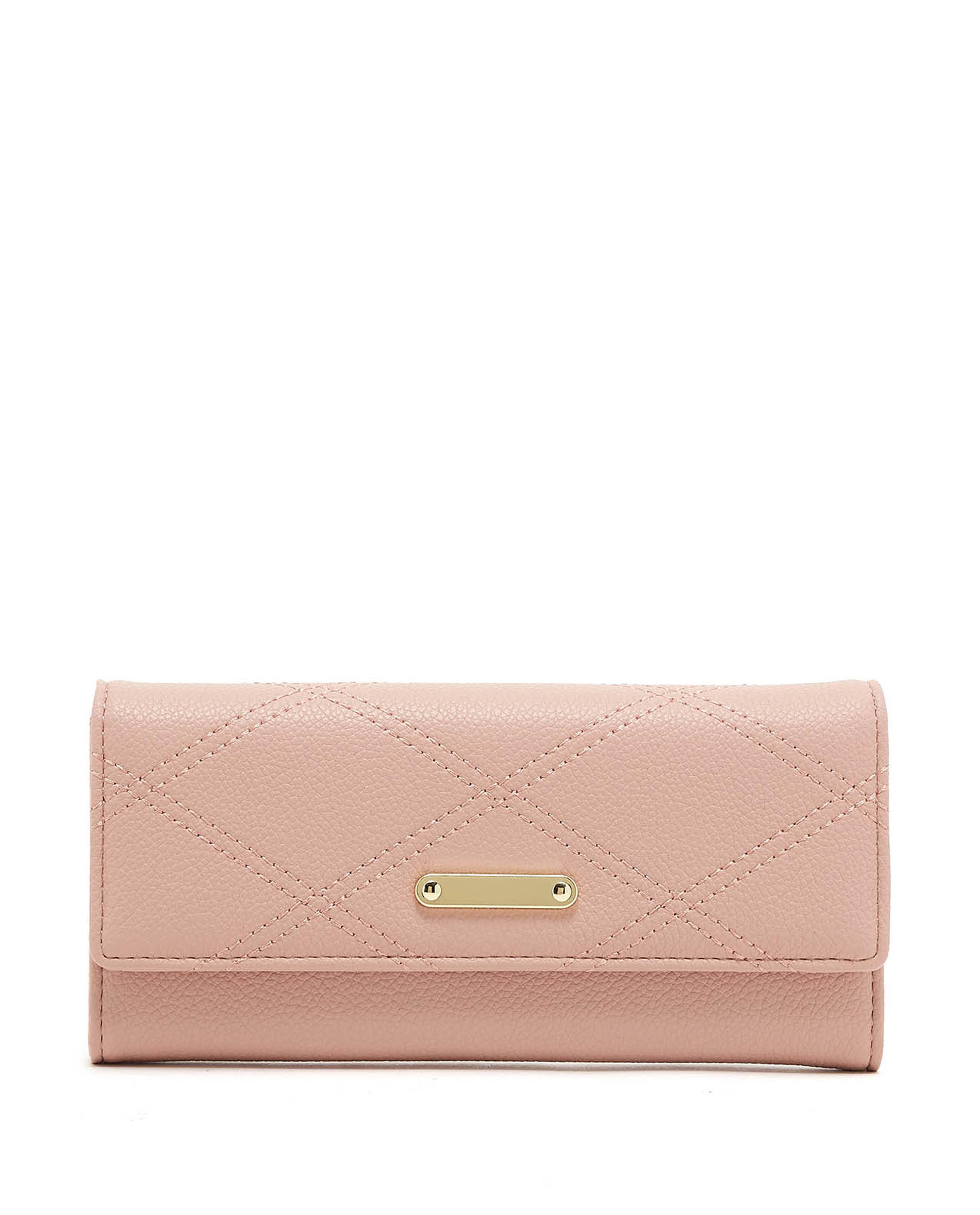 Quilted Long Wallet
