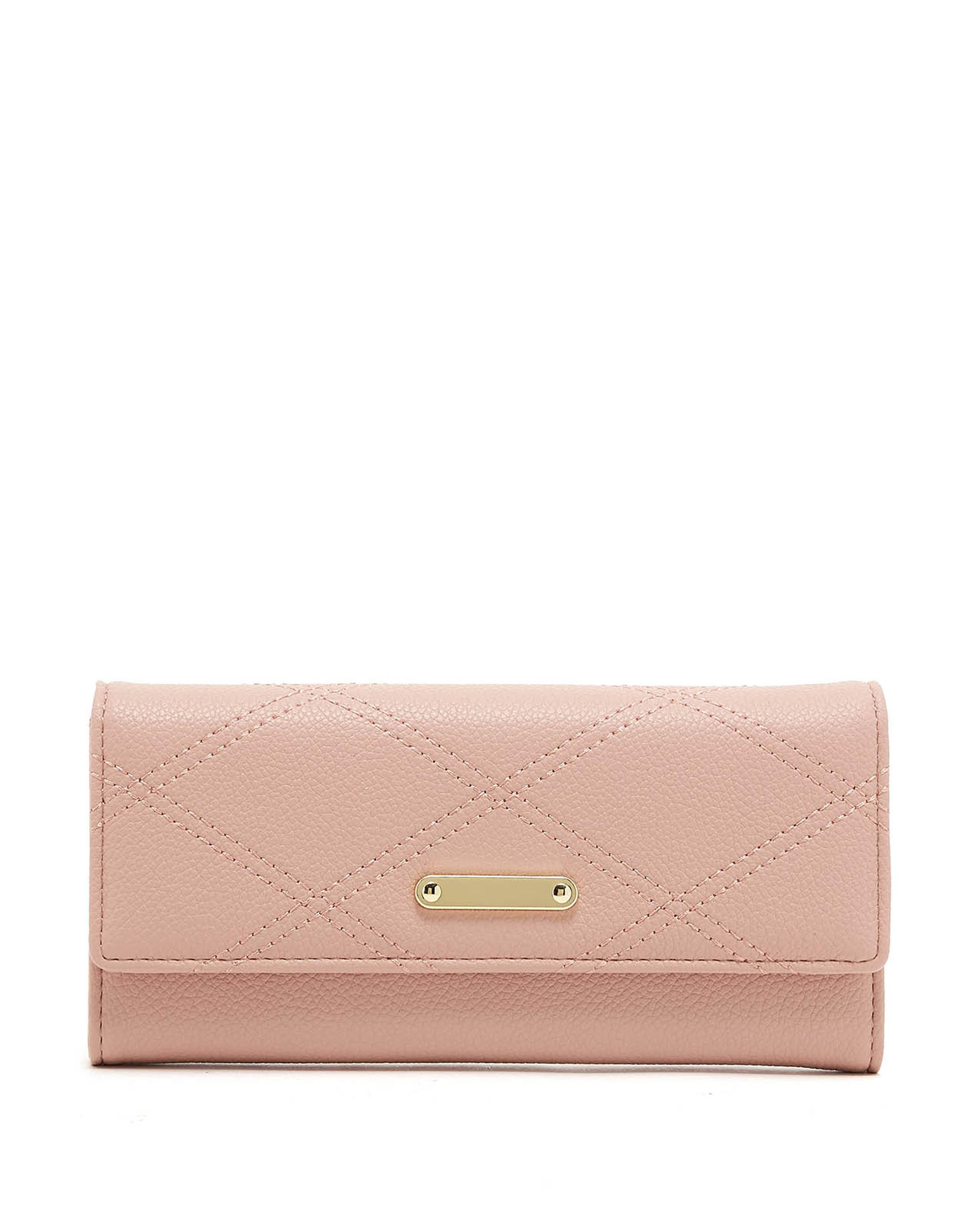 Quilted Long Wallet