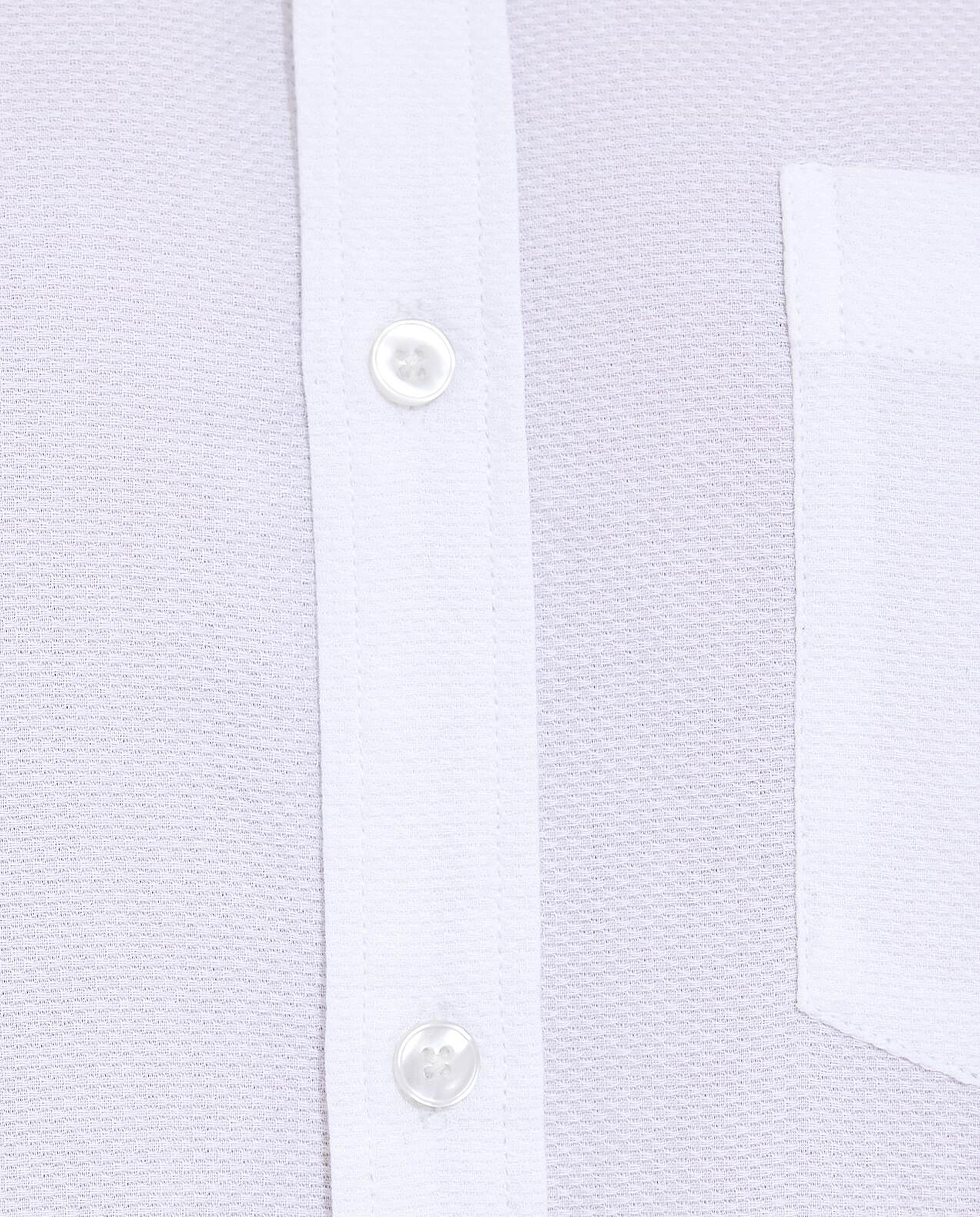 Solid Shirt with Classic Collar and Short Sleeves