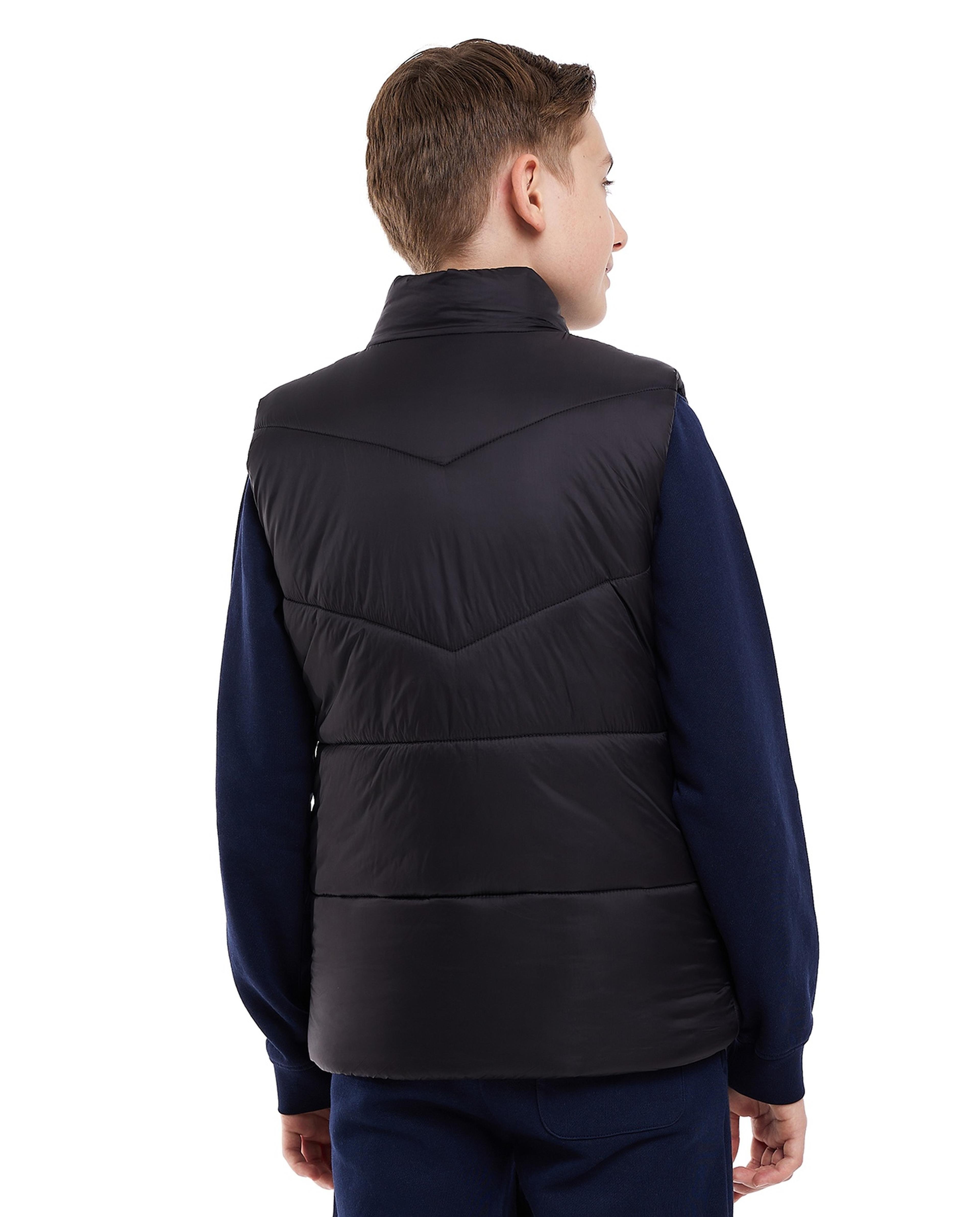 Quilted Gilet with Zipper Closure